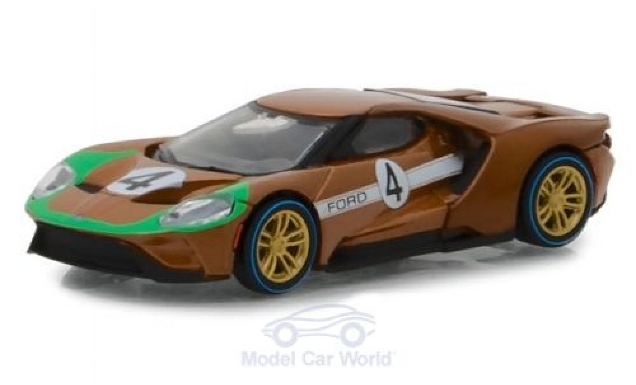 Ford GT 1/64 Greenlight 2017 1966 40 MKII Tribute #4 modelauto