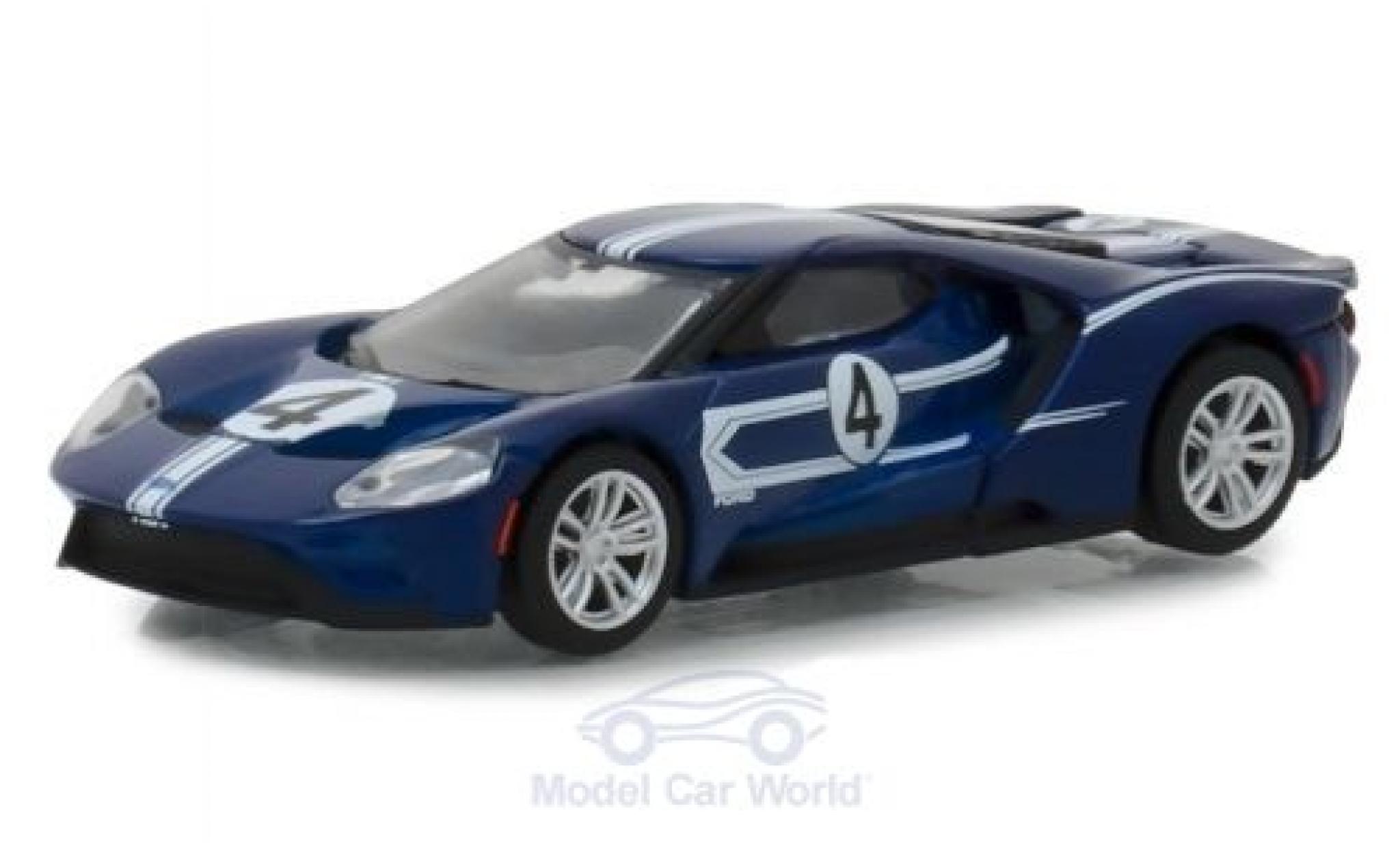 Ford GT 1/64 Greenlight 2017 1967 40 MKIV Tribute #4 modelauto