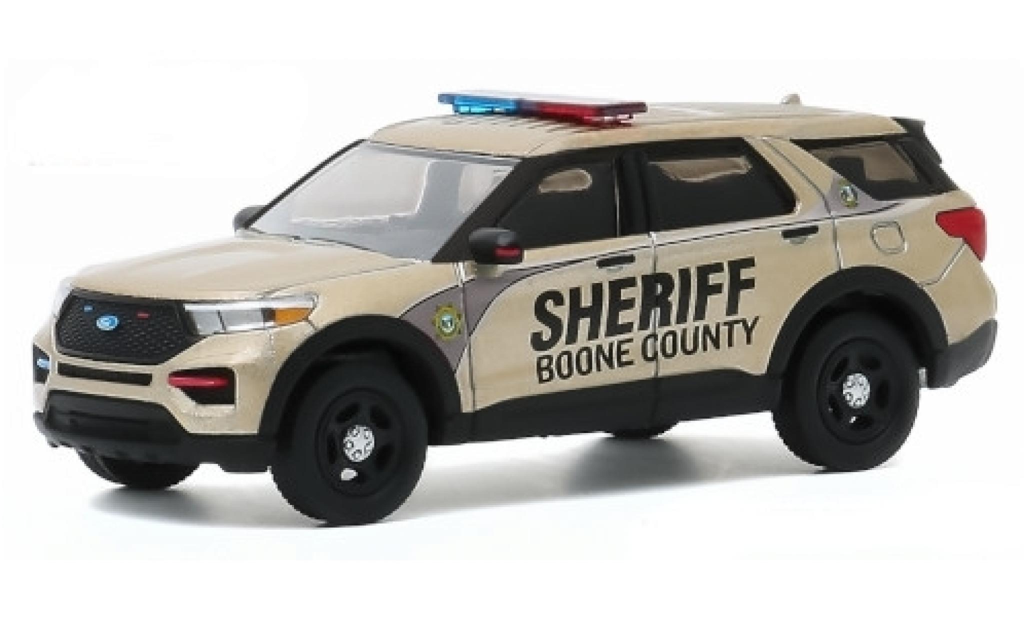 Ford Interceptor 1/64 Greenlight Utility Boone County Sheriff 2020 200th Anniversaire - Boone County Sheriffs Departement modelauto