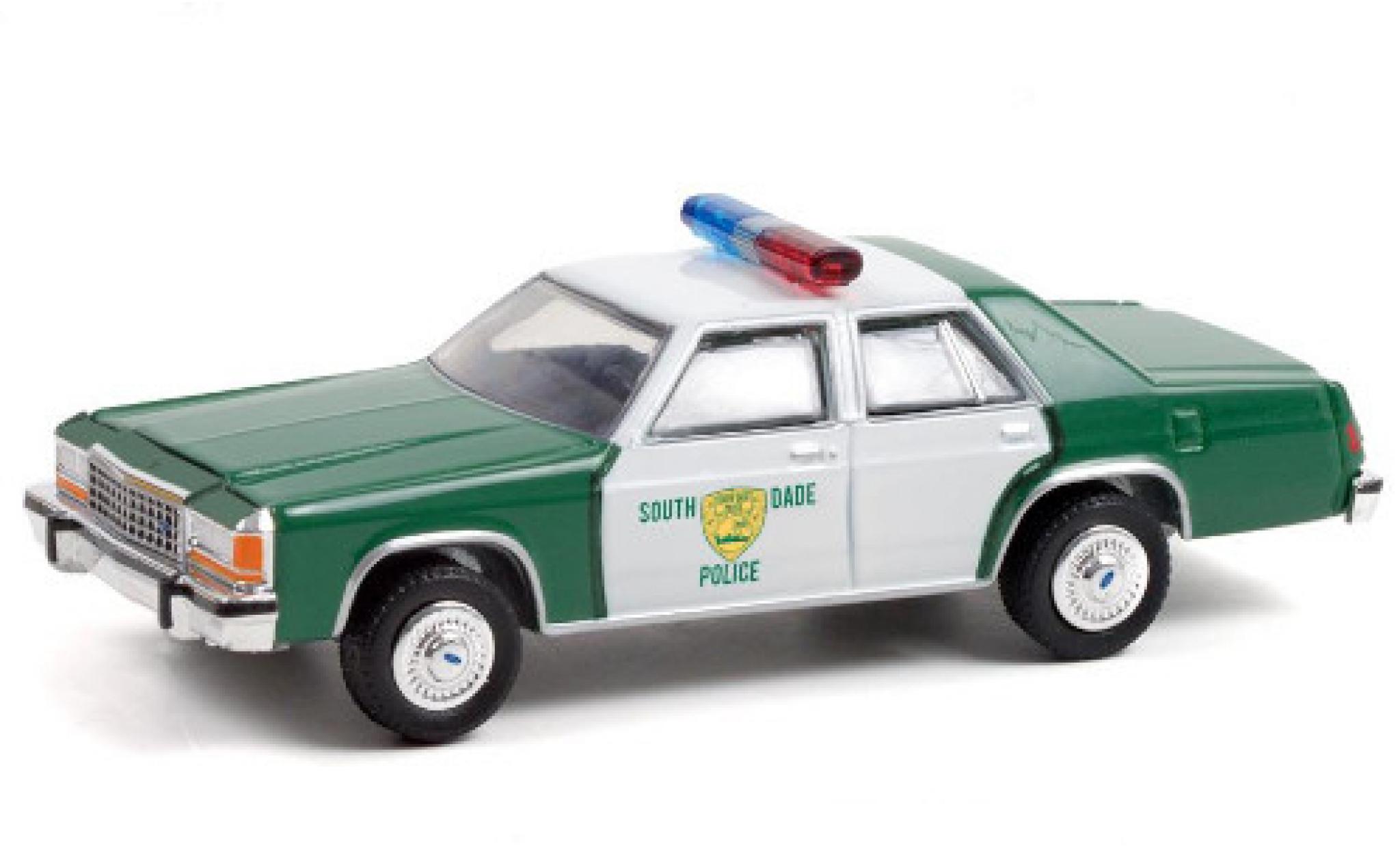 Ford LTD 1/64 Greenlight Victoria Crown 1983 Ace Ventura modelauto