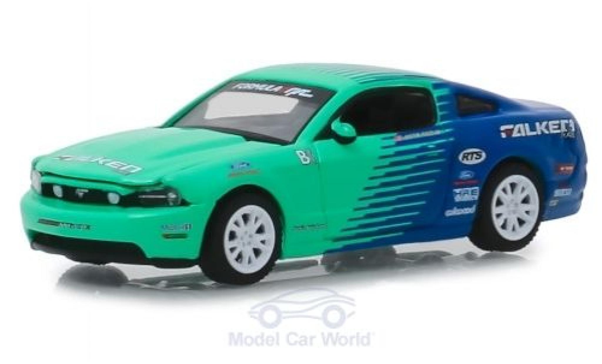 Ford Mustang GT 1/64 Greenlight GT Falken 2013 modelauto