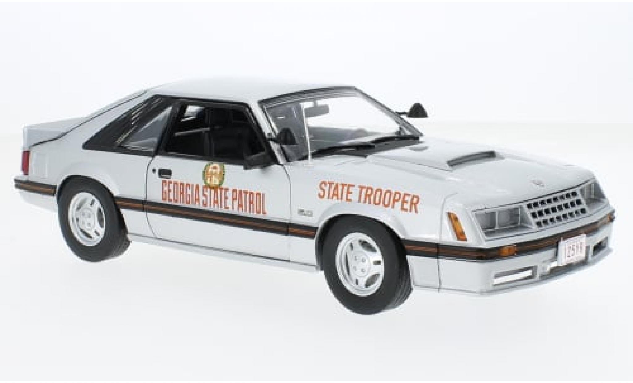 Ford Mustang 1/18 Greenlight GT Georgia State Patrol 1982 1:18 modelauto
