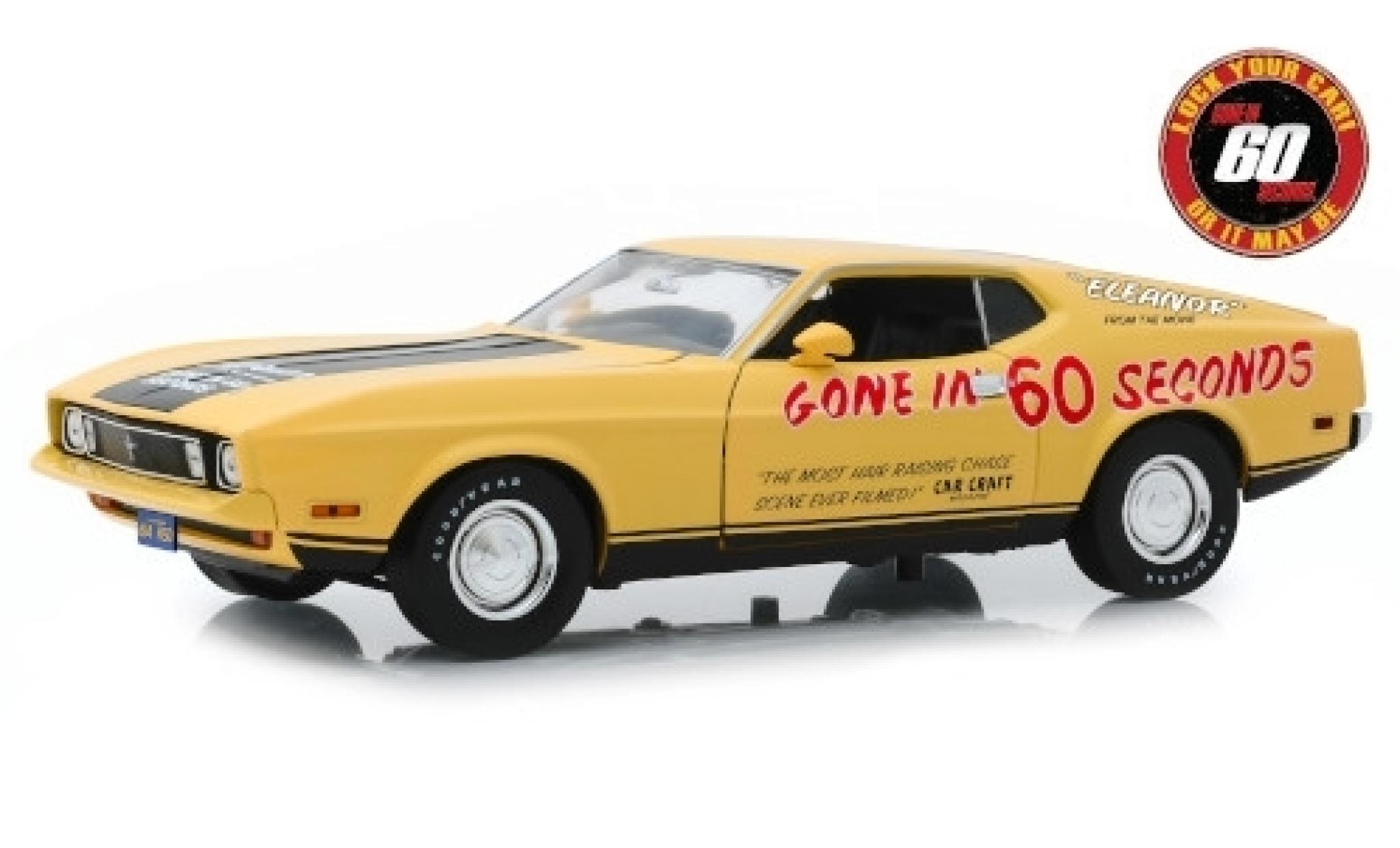 Ford Mustang 1/43 Greenlight Mach 1 Eleanor Gone in 60 Seconds 1973 modelauto