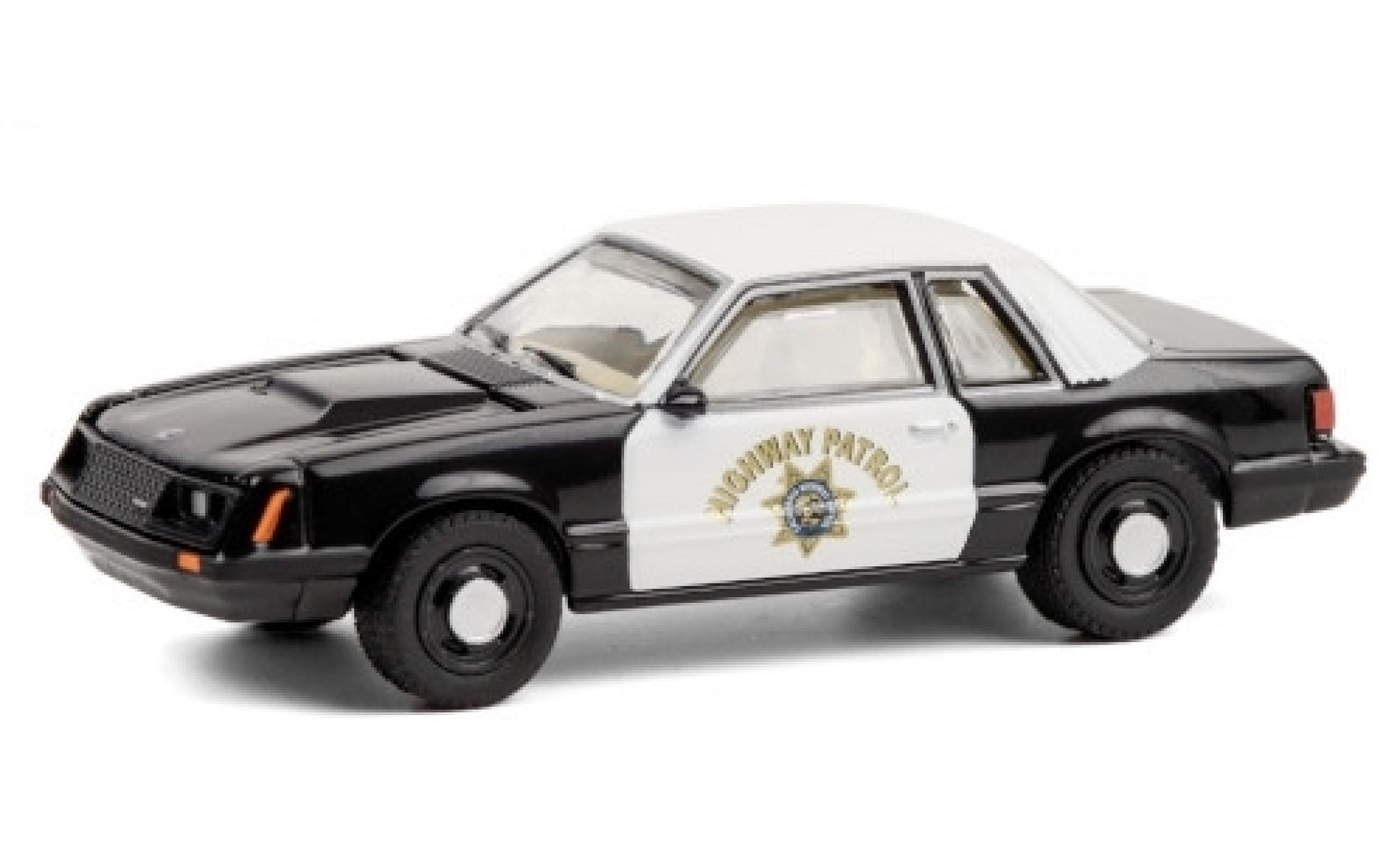 Ford Mustang 1/64 Greenlight SSP California Highway Patrol 1982 modelauto