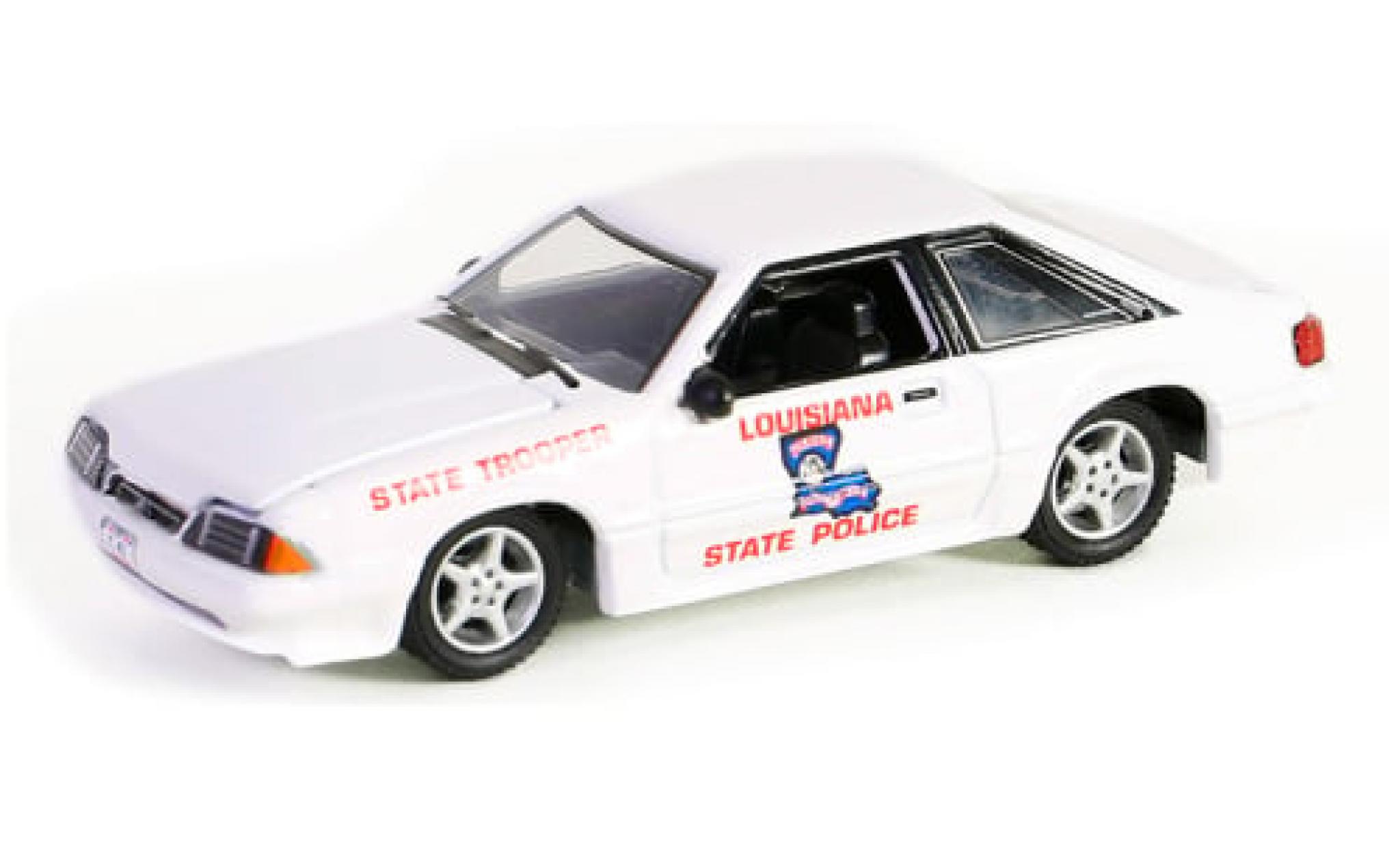 Ford Mustang 1/64 Greenlight SSP Louisiana State Politie 1993 1:64 modelauto