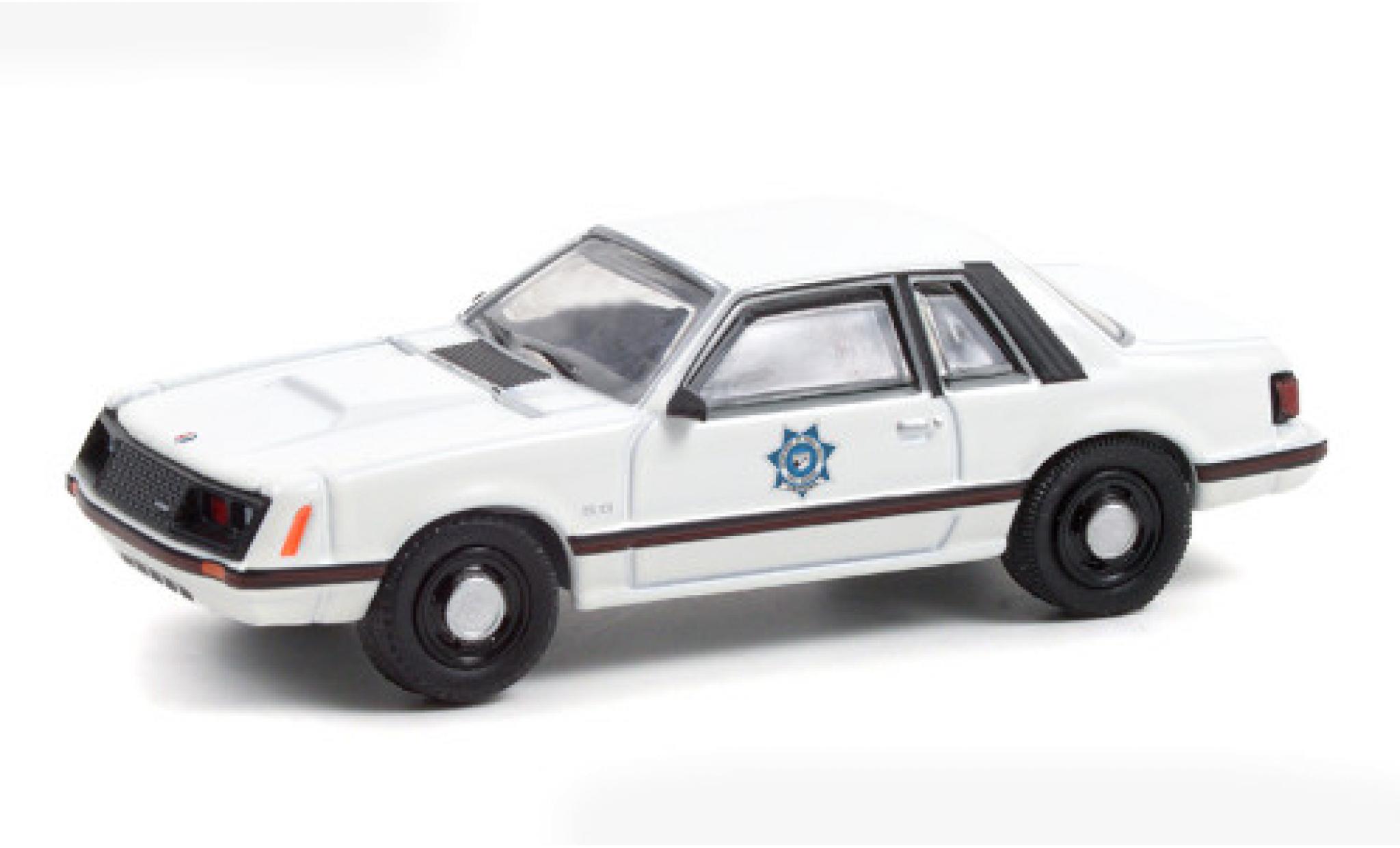 Ford Mustang 1/64 Greenlight SSP wit/Dekor Arizone Department of Public Safety 1982 modelauto
