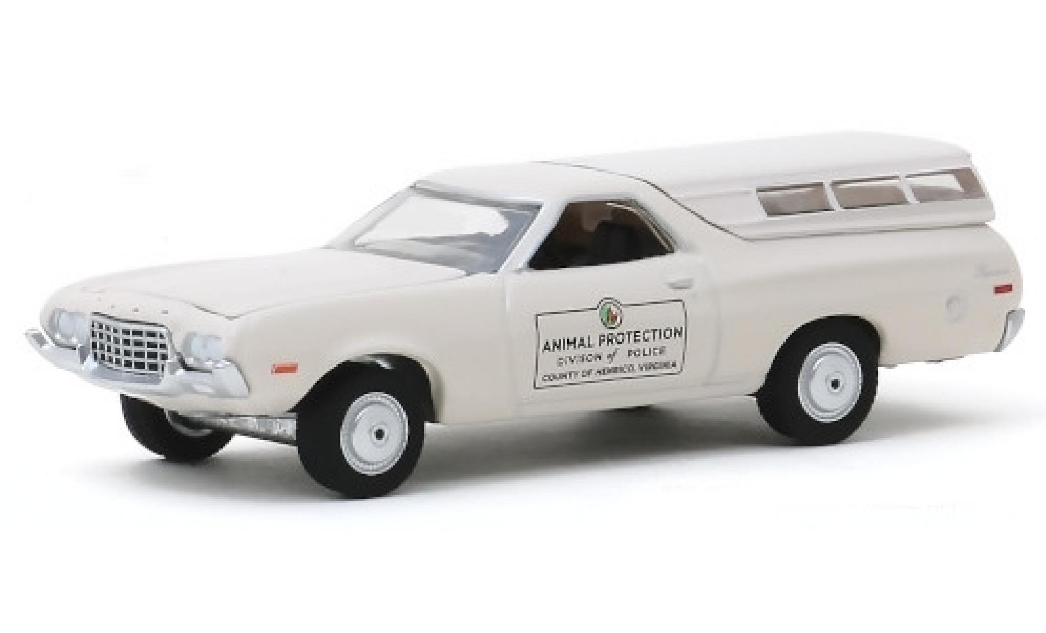 Ford Ranchero 1/64 Greenlight Animal Proodection Virginia 1972 modelauto