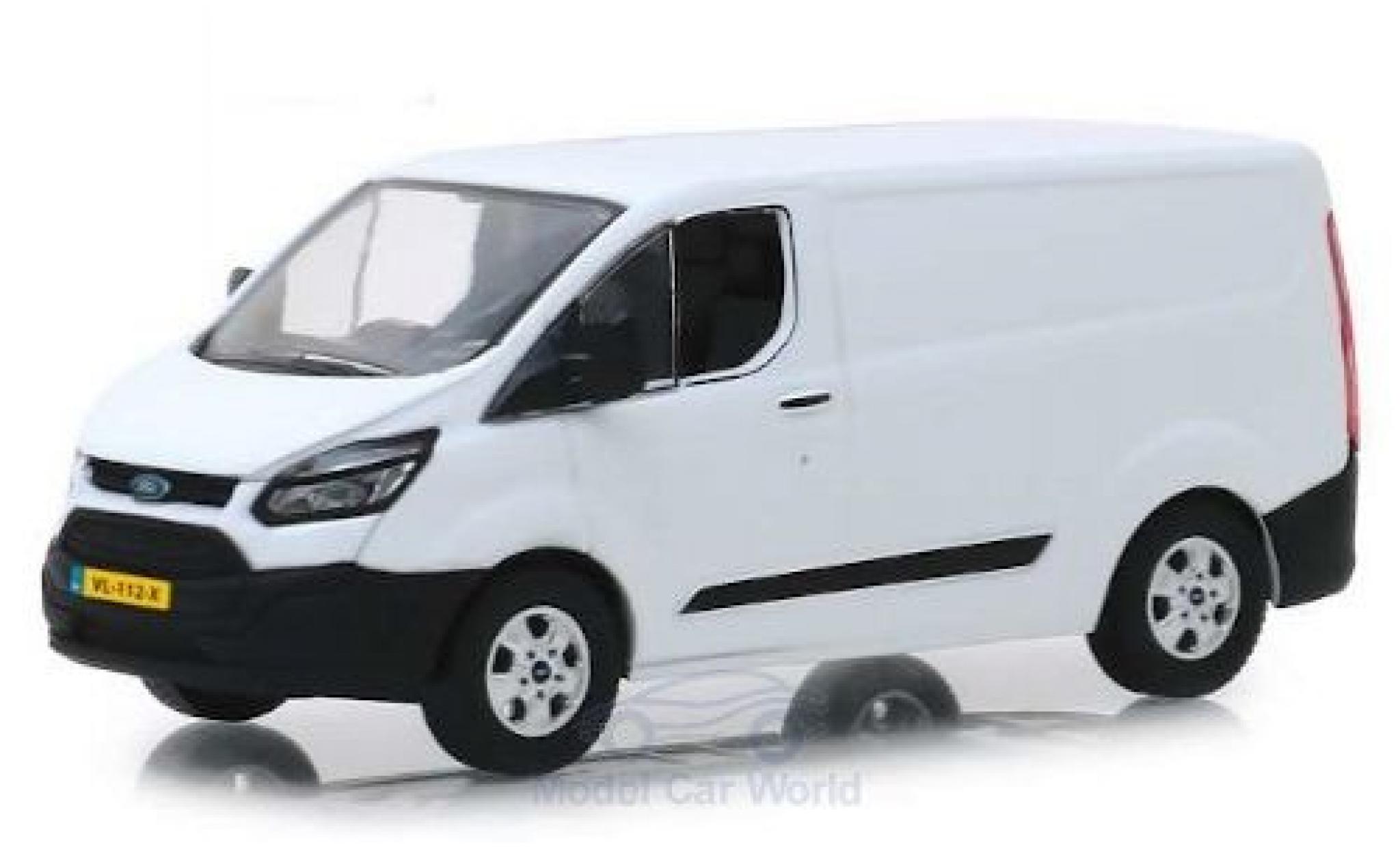 Ford Transit 1/43 Greenlight Custom (V362) wit 2016 modelauto