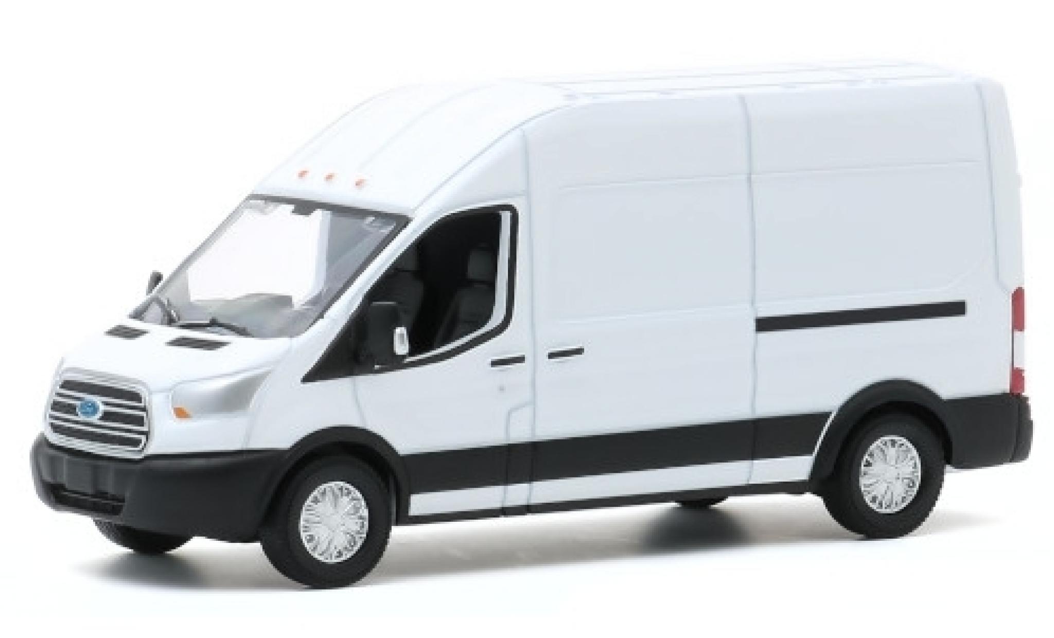Ford Transit 1/64 Greenlight HD Kasten wit 2015 modelauto