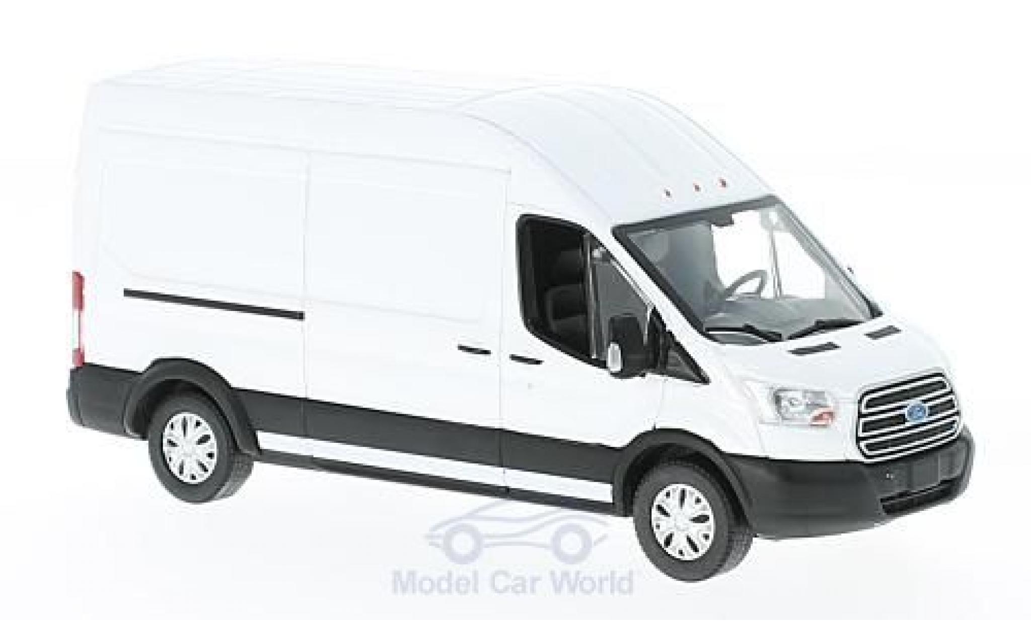 Ford Transit 1/43 Greenlight High Roof wit 2017 modelauto