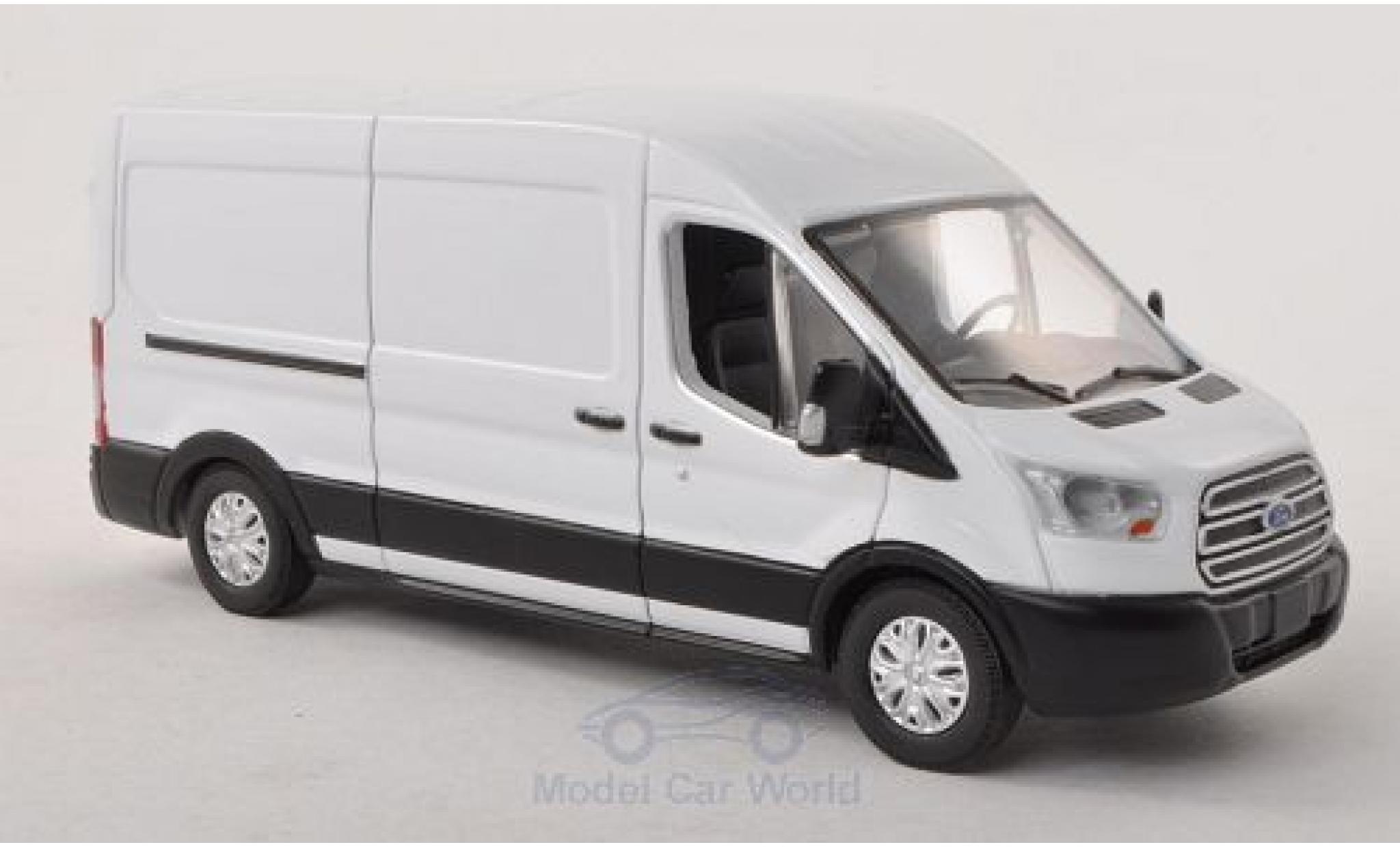 Ford Transit 1/43 Greenlight Kasten (V363) wit 2015 ohne Vitrine modelauto