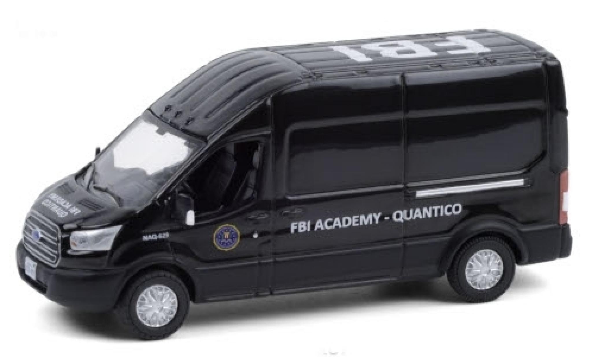 Ford Transit 1/64 Greenlight LWB High Roof FBI Academy - Quantico 2015 modelauto