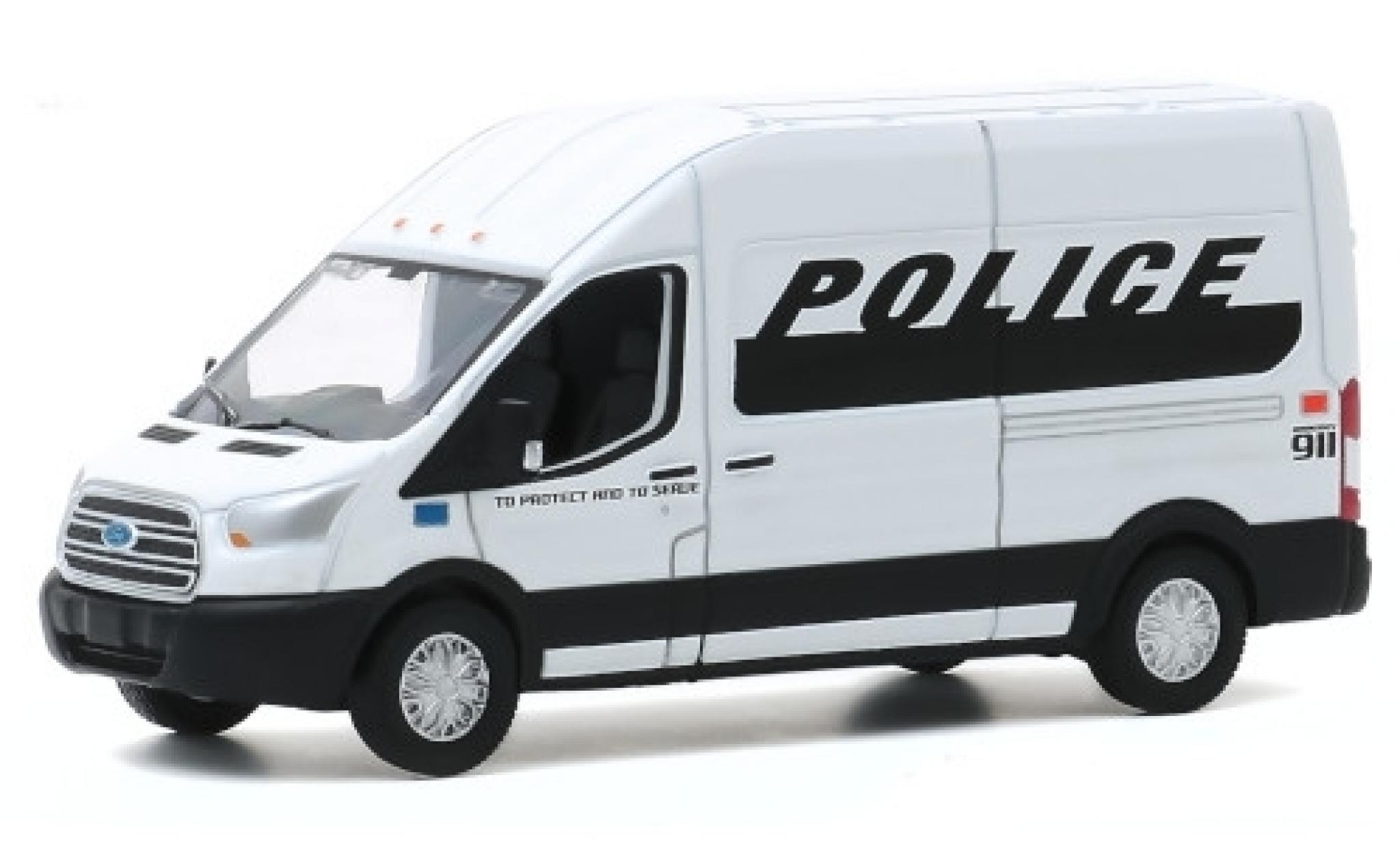 Ford Transit 1/64 Greenlight Politie 2019 modelauto