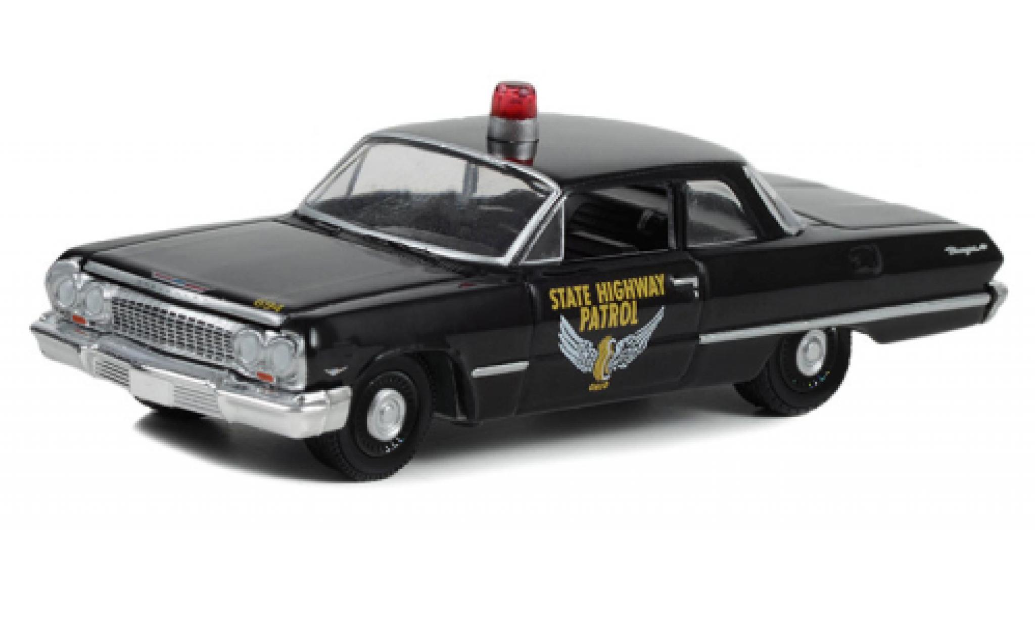 Chevrolet Biscayne 1/64 Greenlight Ohio State Highway Patrol 1963 modelauto