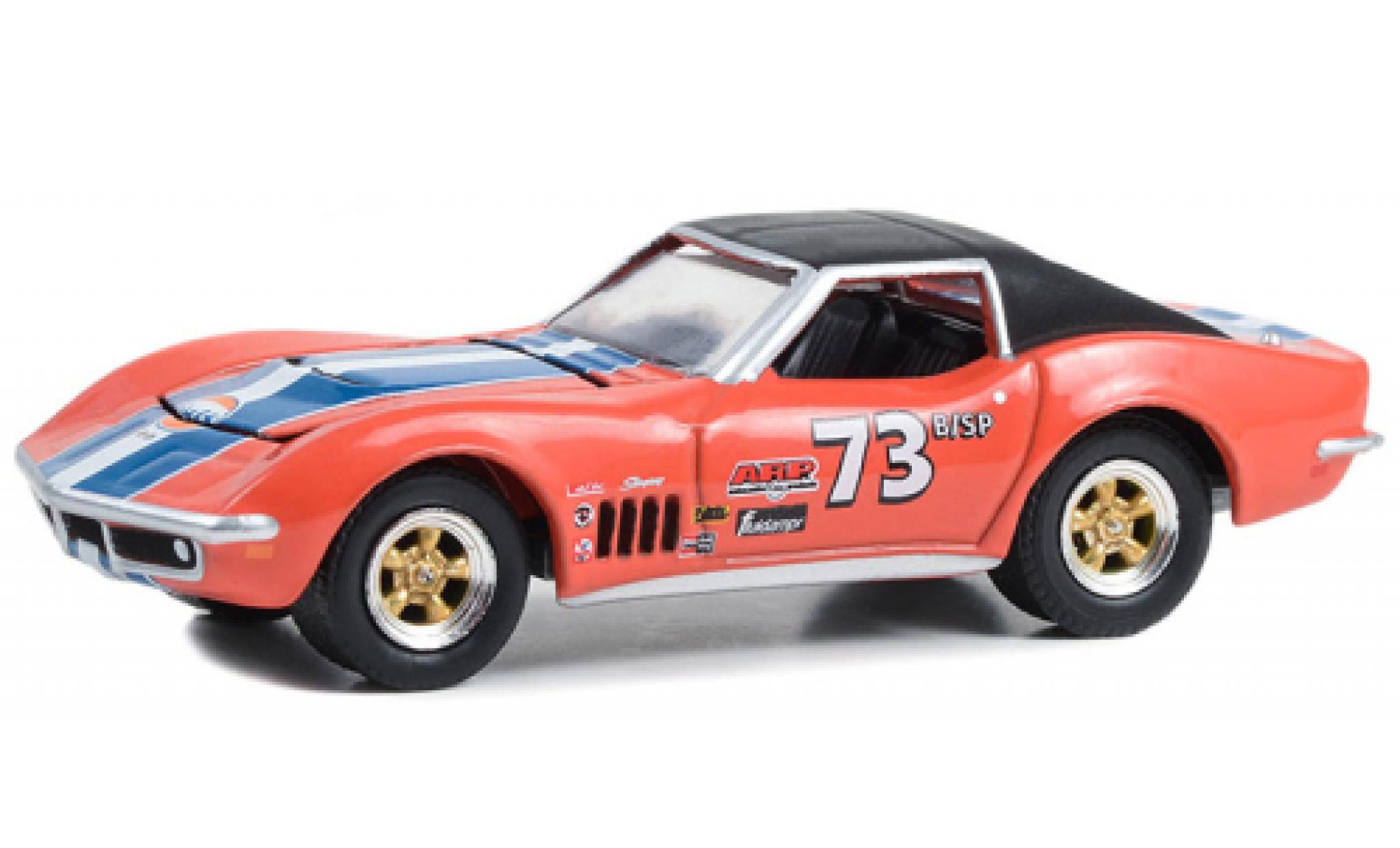 Chevrolet Corvette 1/64 Greenlight (C3) Gulf 1969 modelauto