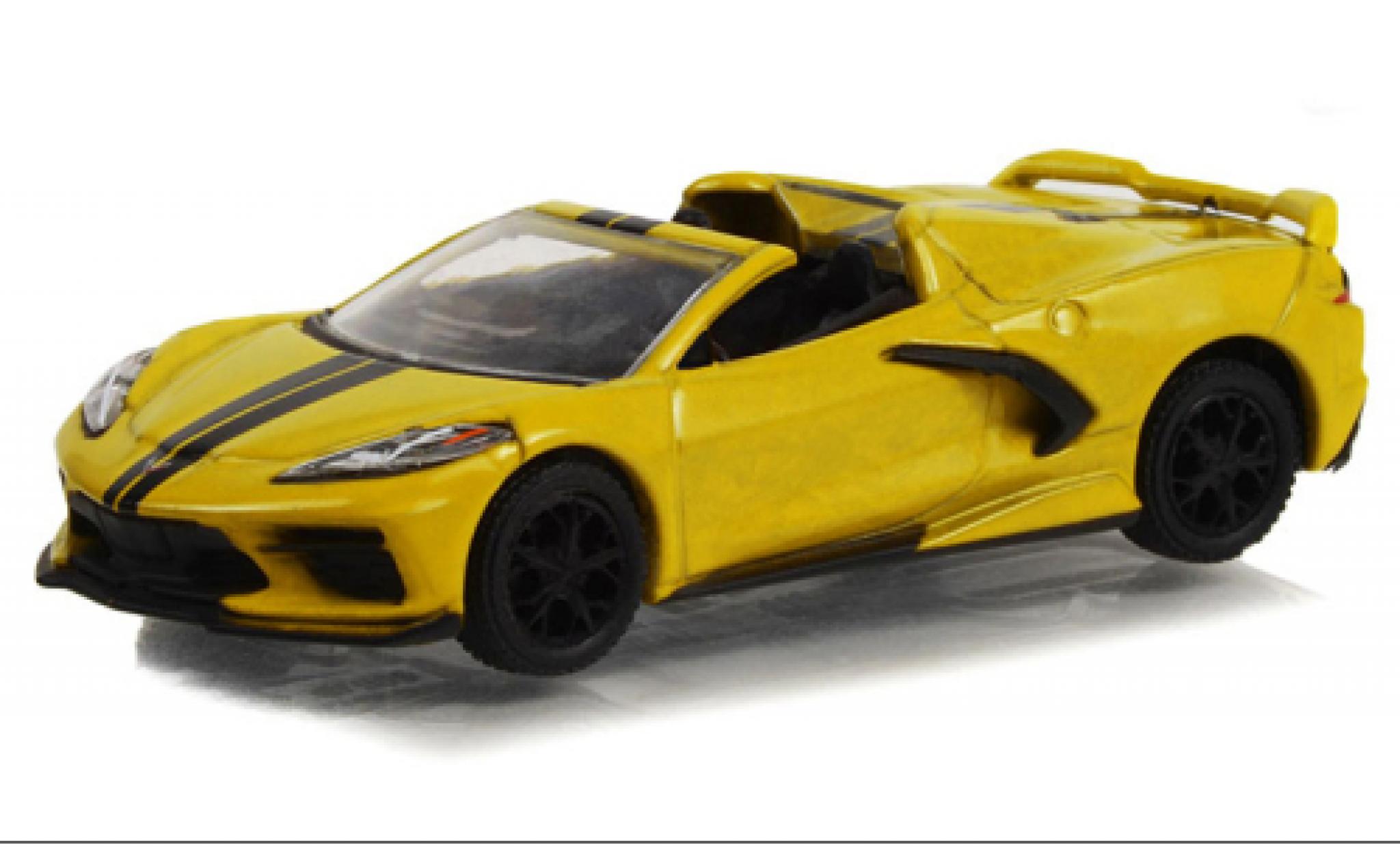 Chevrolet Corvette 1/64 Greenlight (C8) geel 2022 modelauto