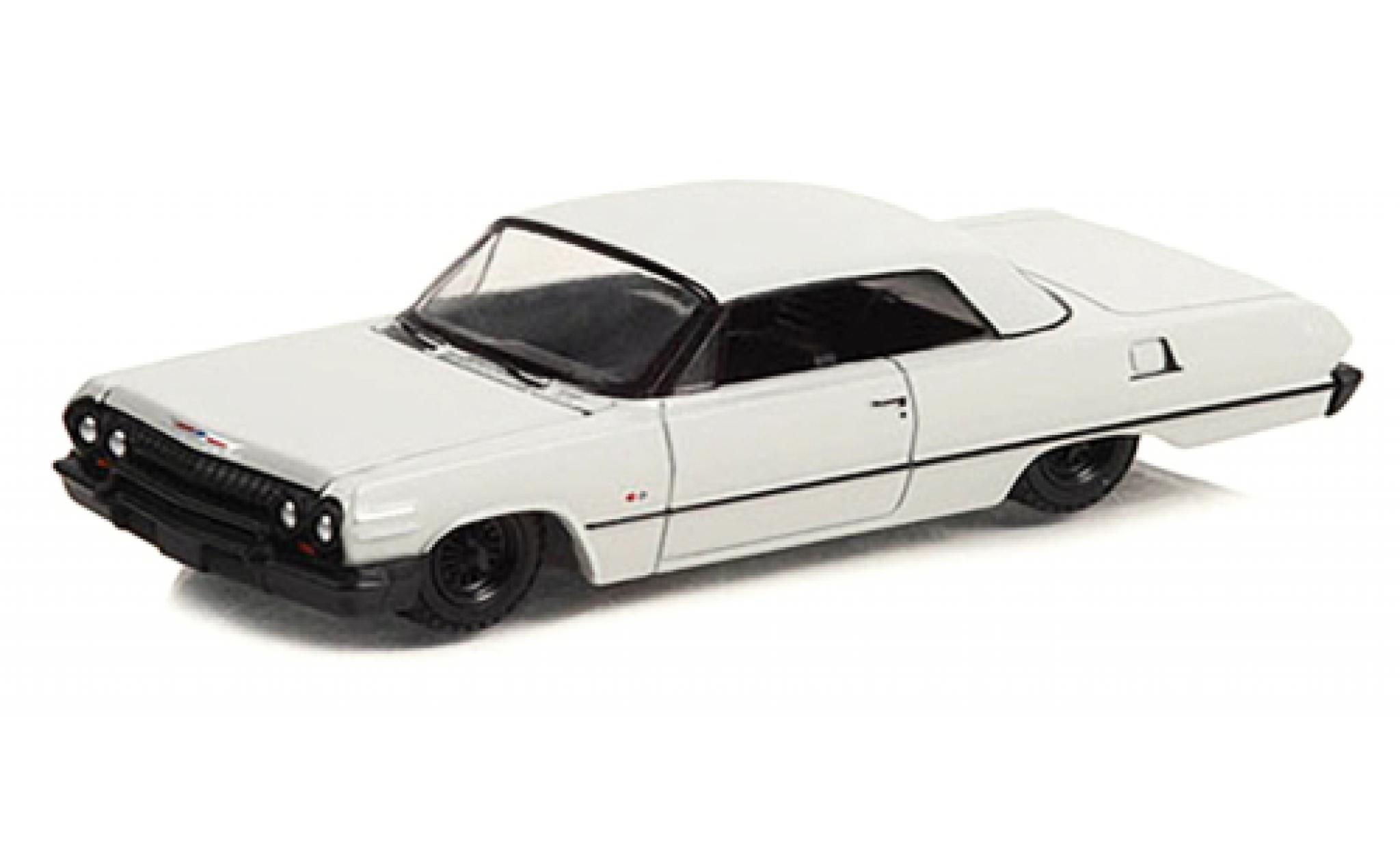 Chevrolet Impala 1/64 Greenlight Lowrider wit 1963 modelauto