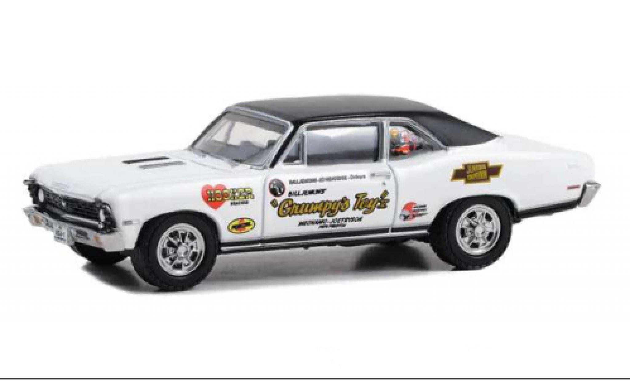 Chevrolet Nova 1/64 Greenlight SS Bill Jenkins Grumpys Toy 1968 modelauto