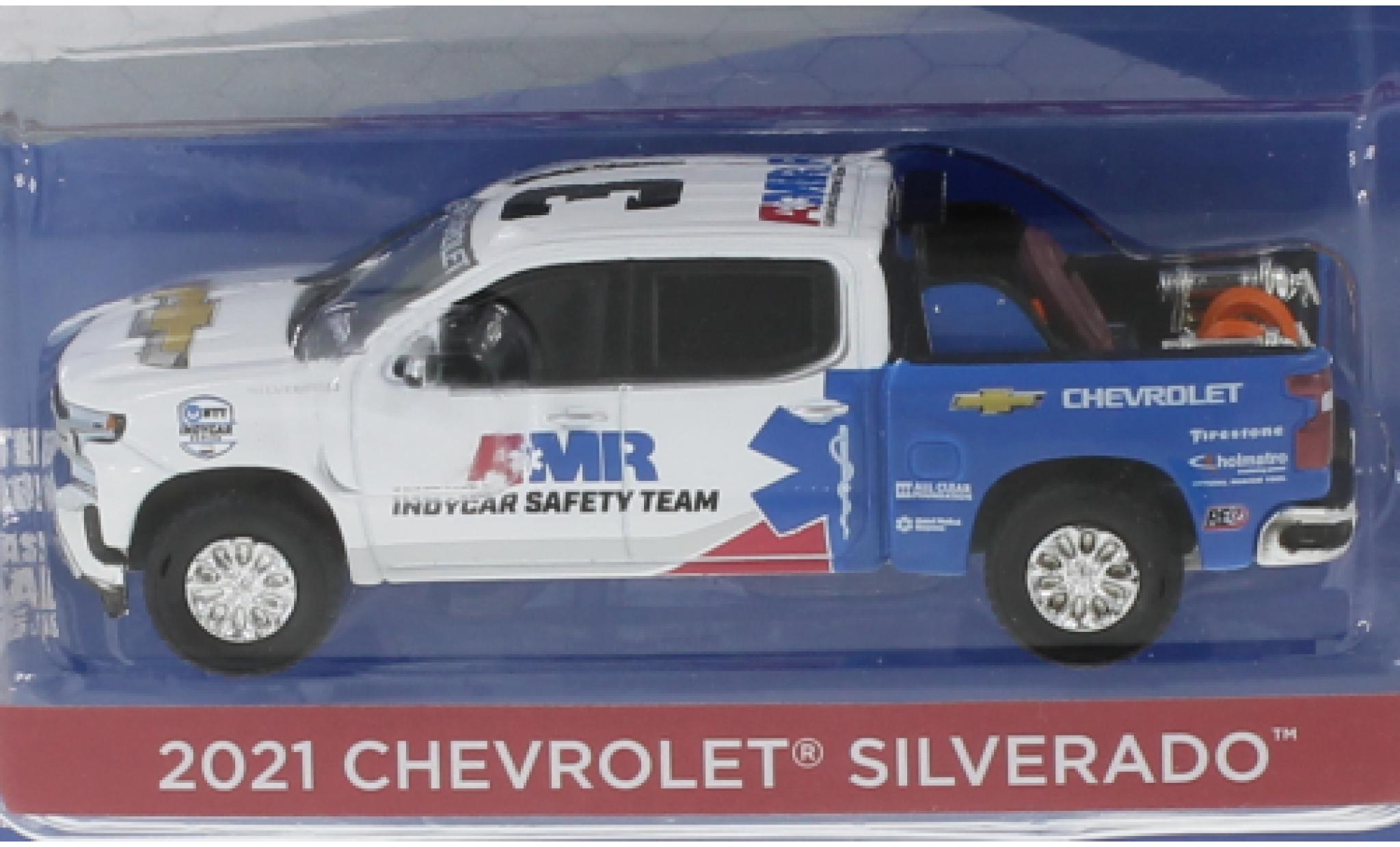 Chevrolet Silverado 1/64 Greenlight AMR Indycar Safty Team 2021 modelauto