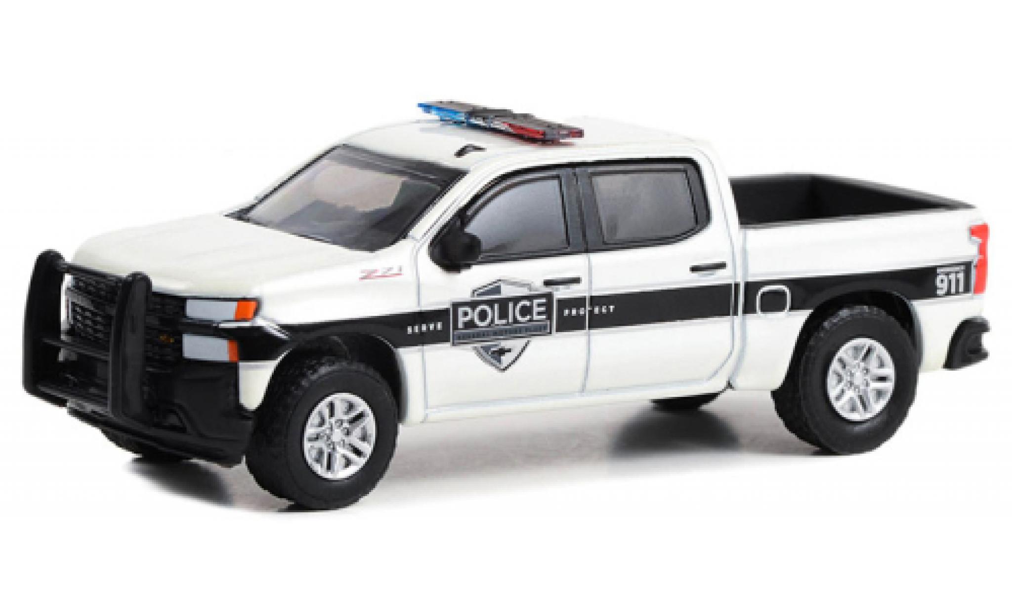 Chevrolet Silverado 1/64 Greenlight SSV General Moteurs Fleet Politie 2022 modelauto