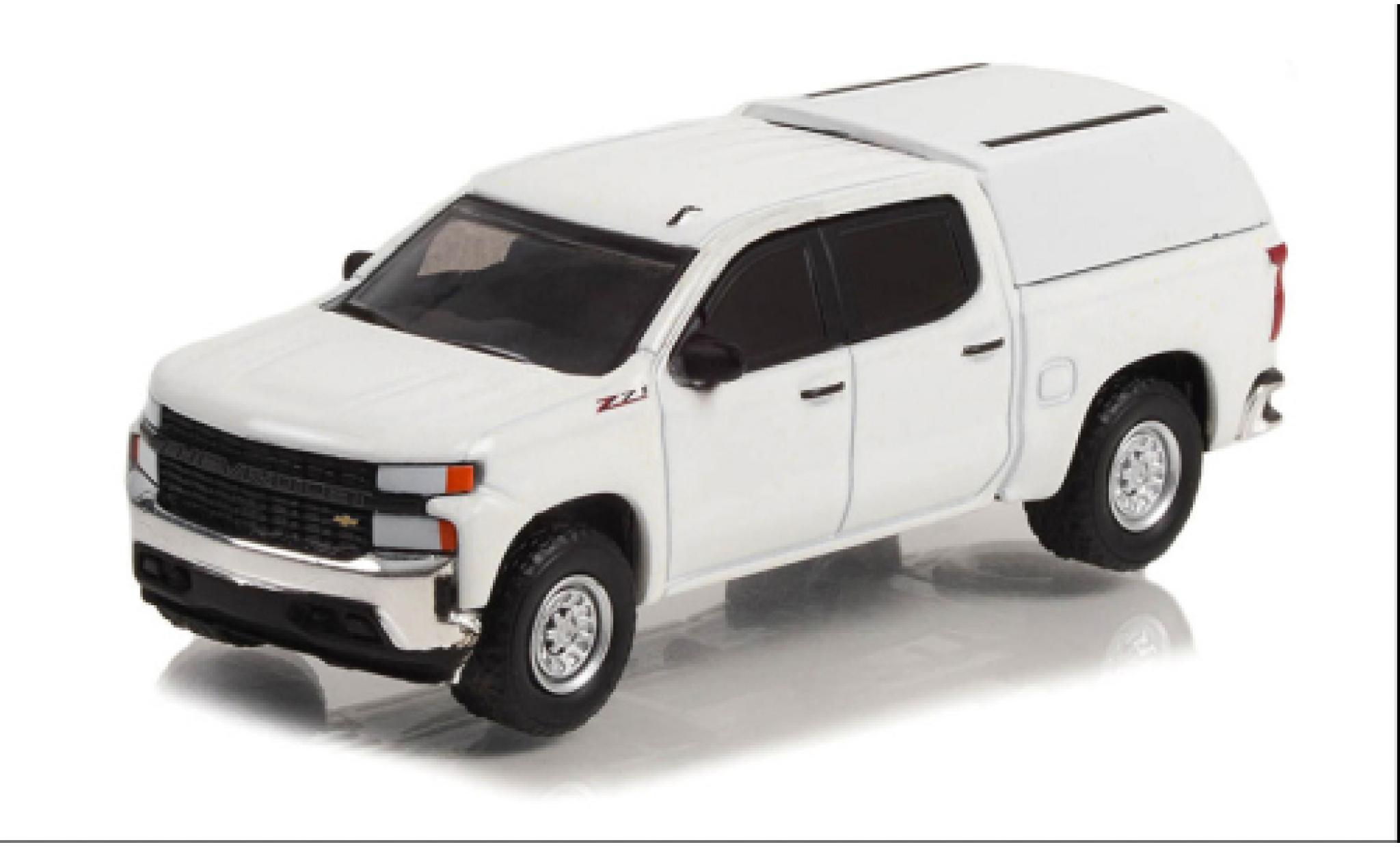Chevrolet Silverado 1/64 Greenlight W/T wit 2022 modelauto