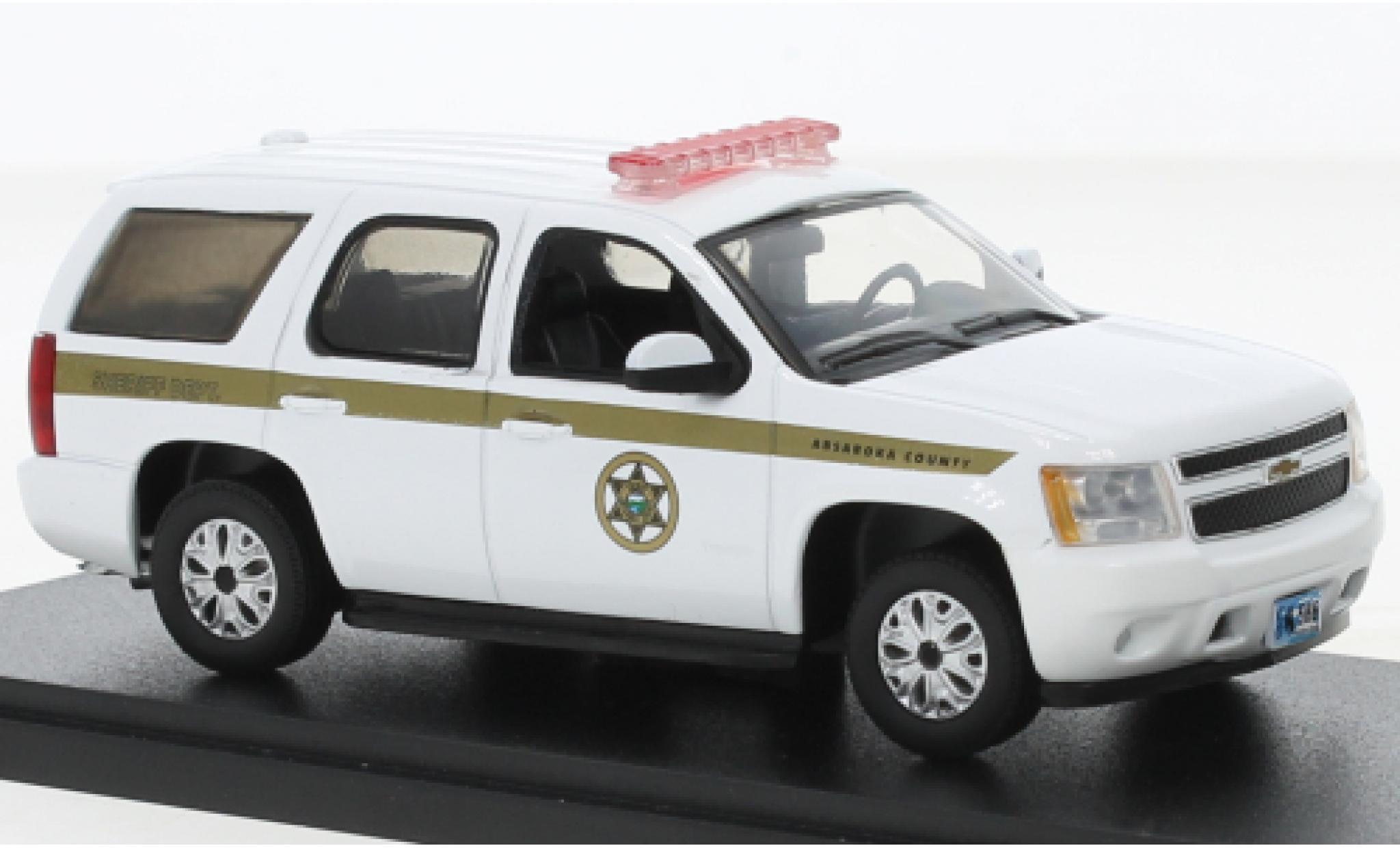 Chevrolet Tahoe 1/43 Greenlight Absaroka County Sheriff 2010 modelauto
