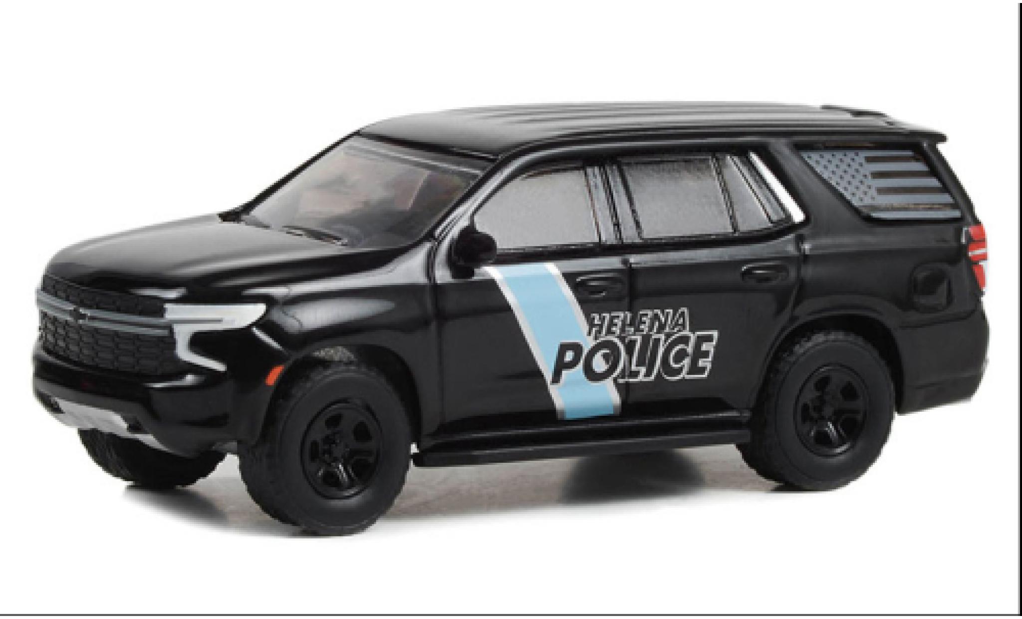 Chevrolet Tahoe 1/64 Greenlight Politie Pursuit Vehicle Helena Politie Department 2022 modelauto