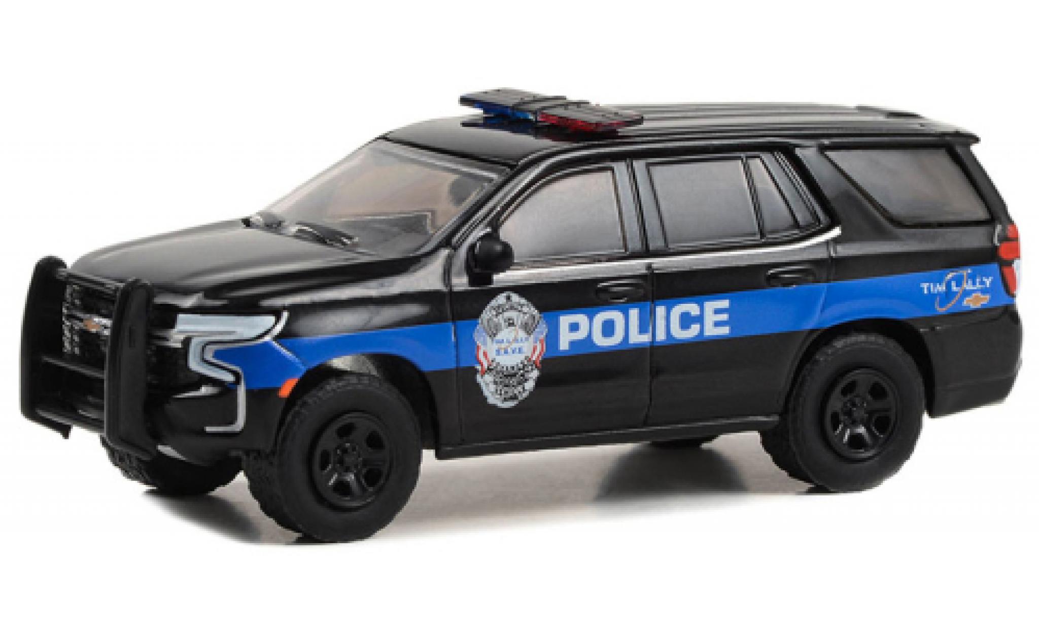 Chevrolet Tahoe 1/64 Greenlight Politie Pursuit Vehicle Tim Lally 2022 modelauto