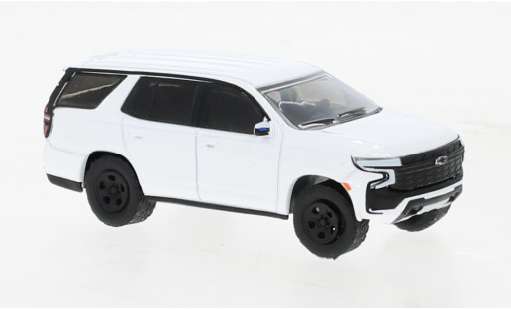 Chevrolet Tahoe 1/64 Greenlight Politie Pursuit Vehicle wit 2022 modelauto