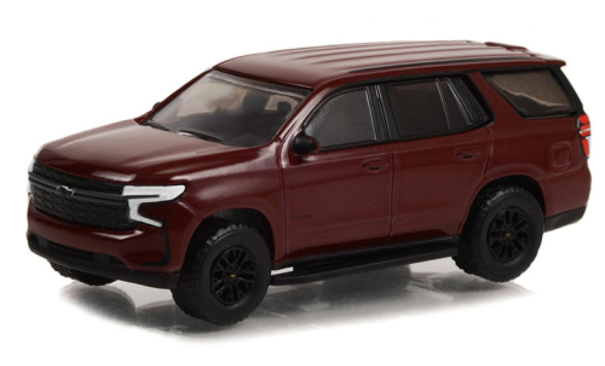 Chevrolet Tahoe 1/64 Greenlight RST rood 2022 modelauto