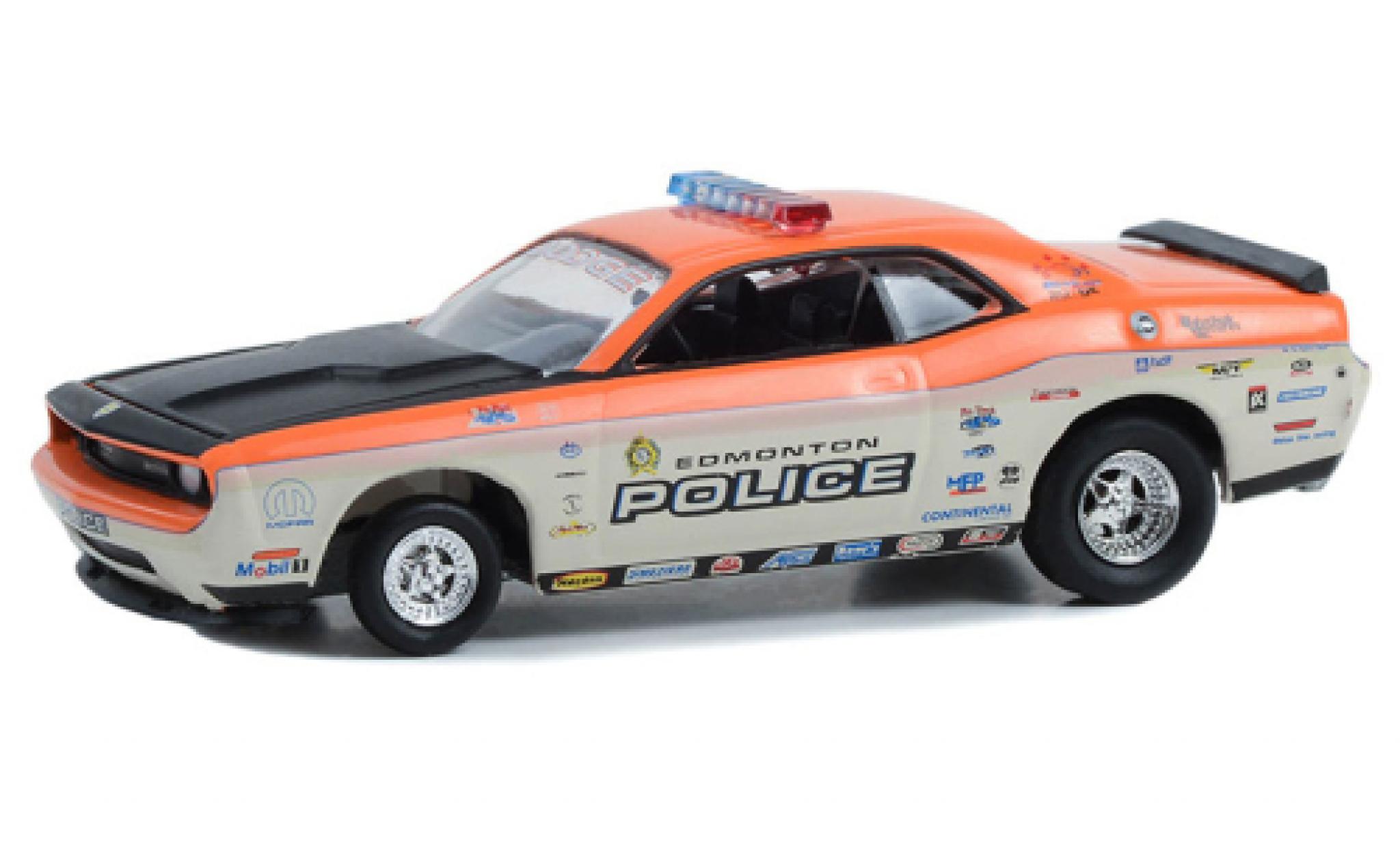 Dodge Challenger 1/64 Greenlight SRT8 Blue Line Racing 2008 modelauto