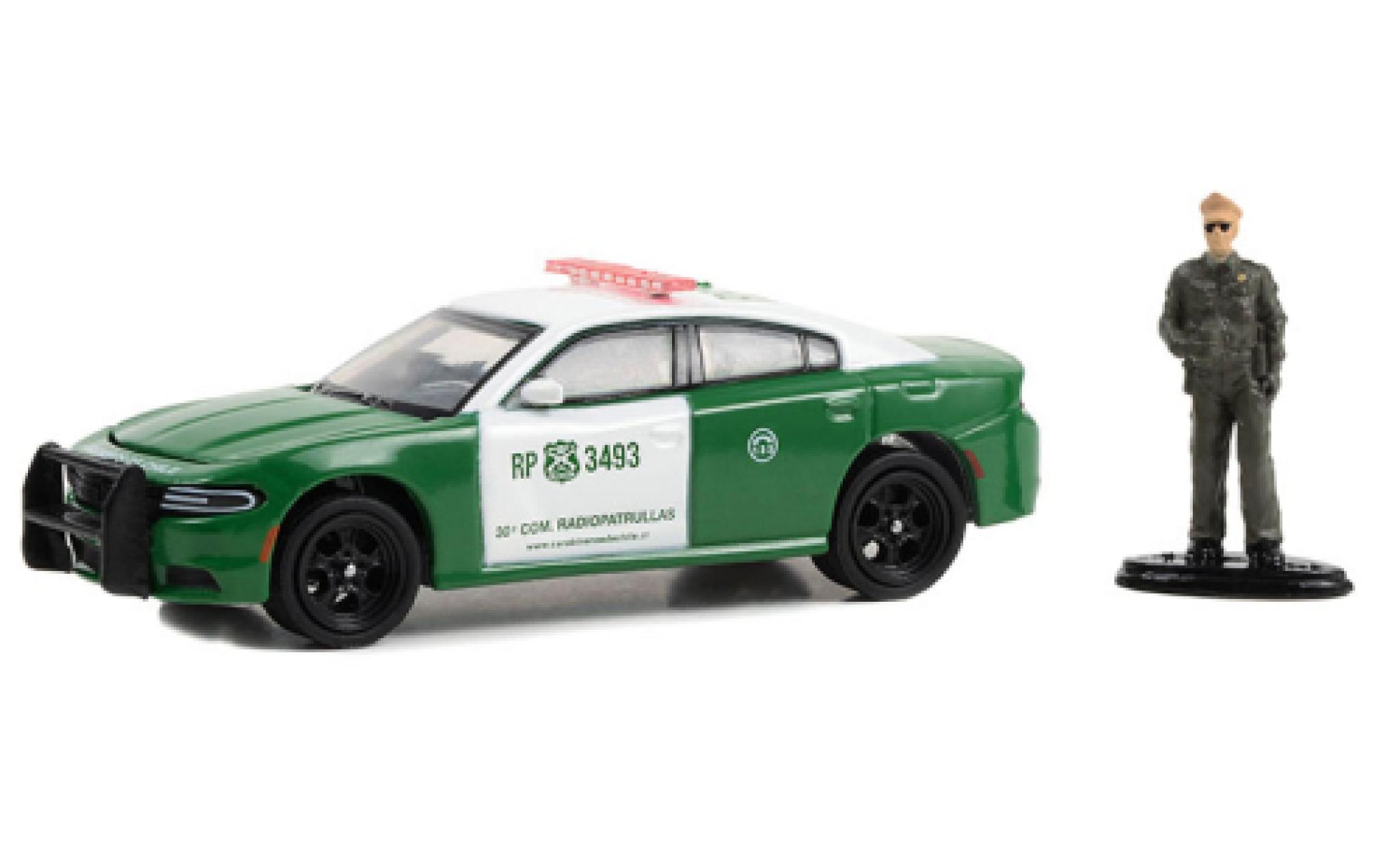 Dodge Charger 1/64 Greenlight Pursuit Carabineros de Chile 2018 modelauto