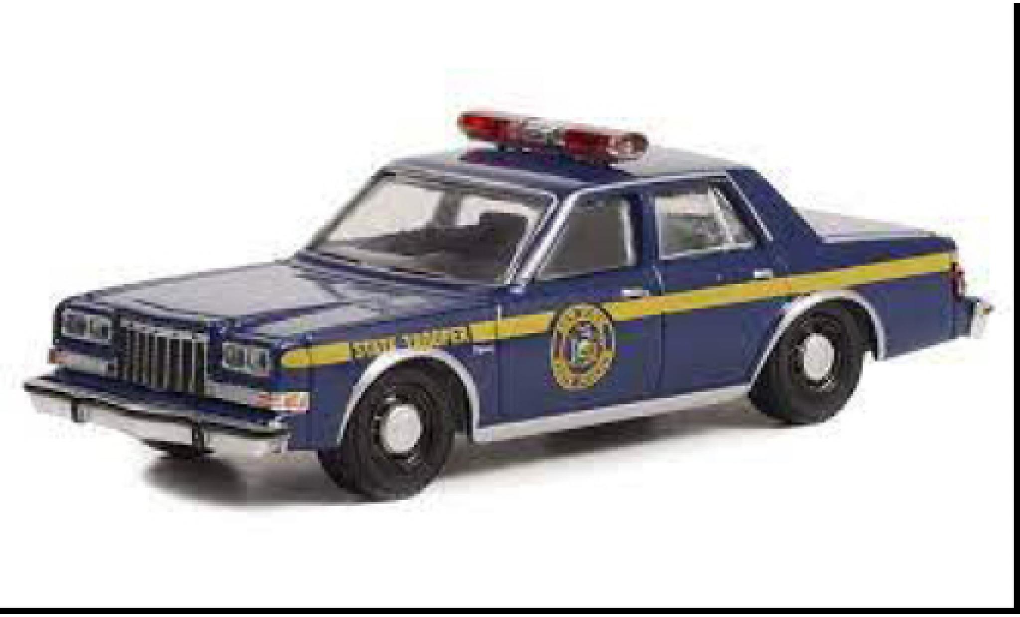 Dodge Diplomat 1/64 Greenlight Nouveau York State Politie 1985 modelauto