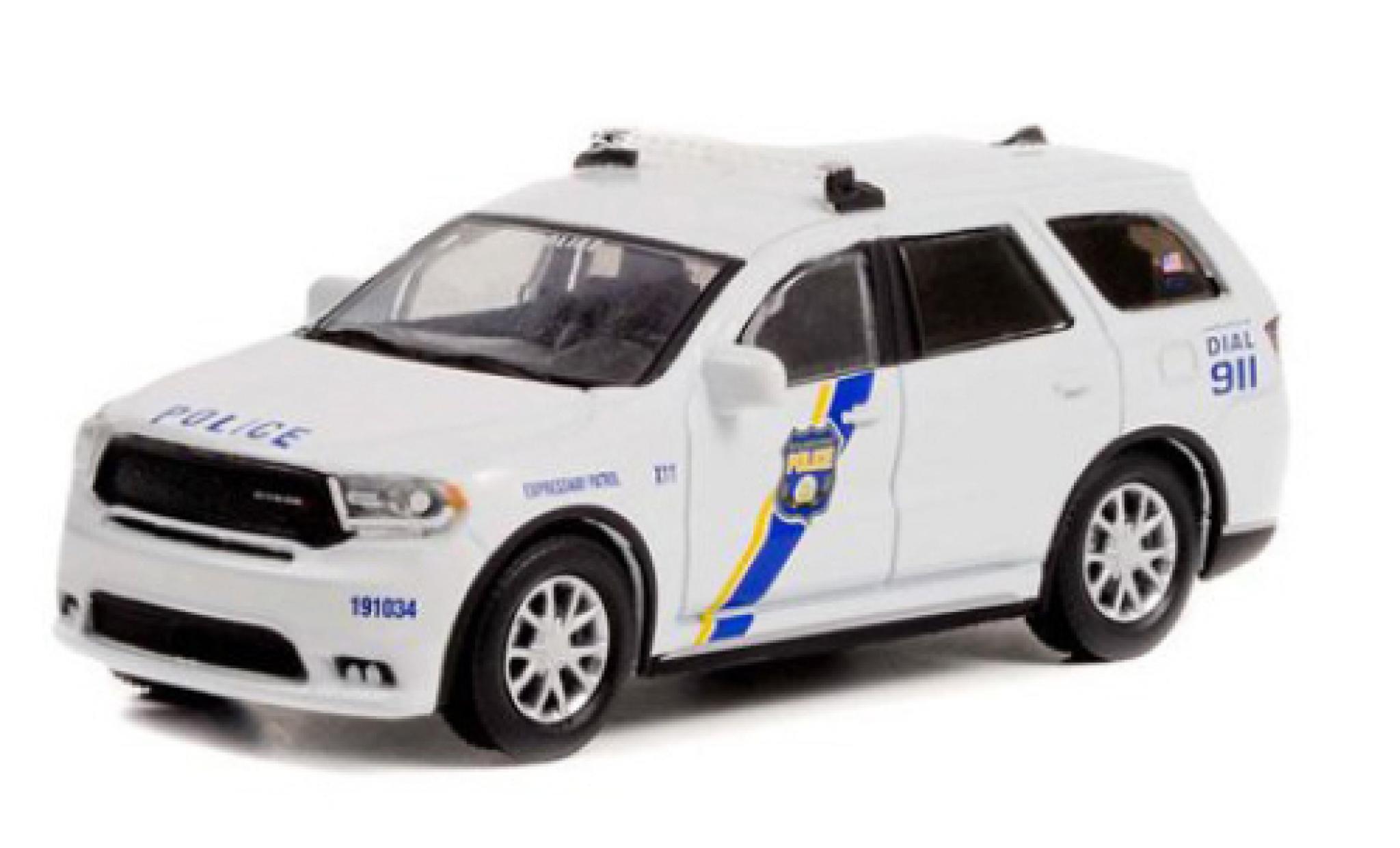Dodge Durango 1/64 Greenlight Philadelphia Politie 2019 modelauto