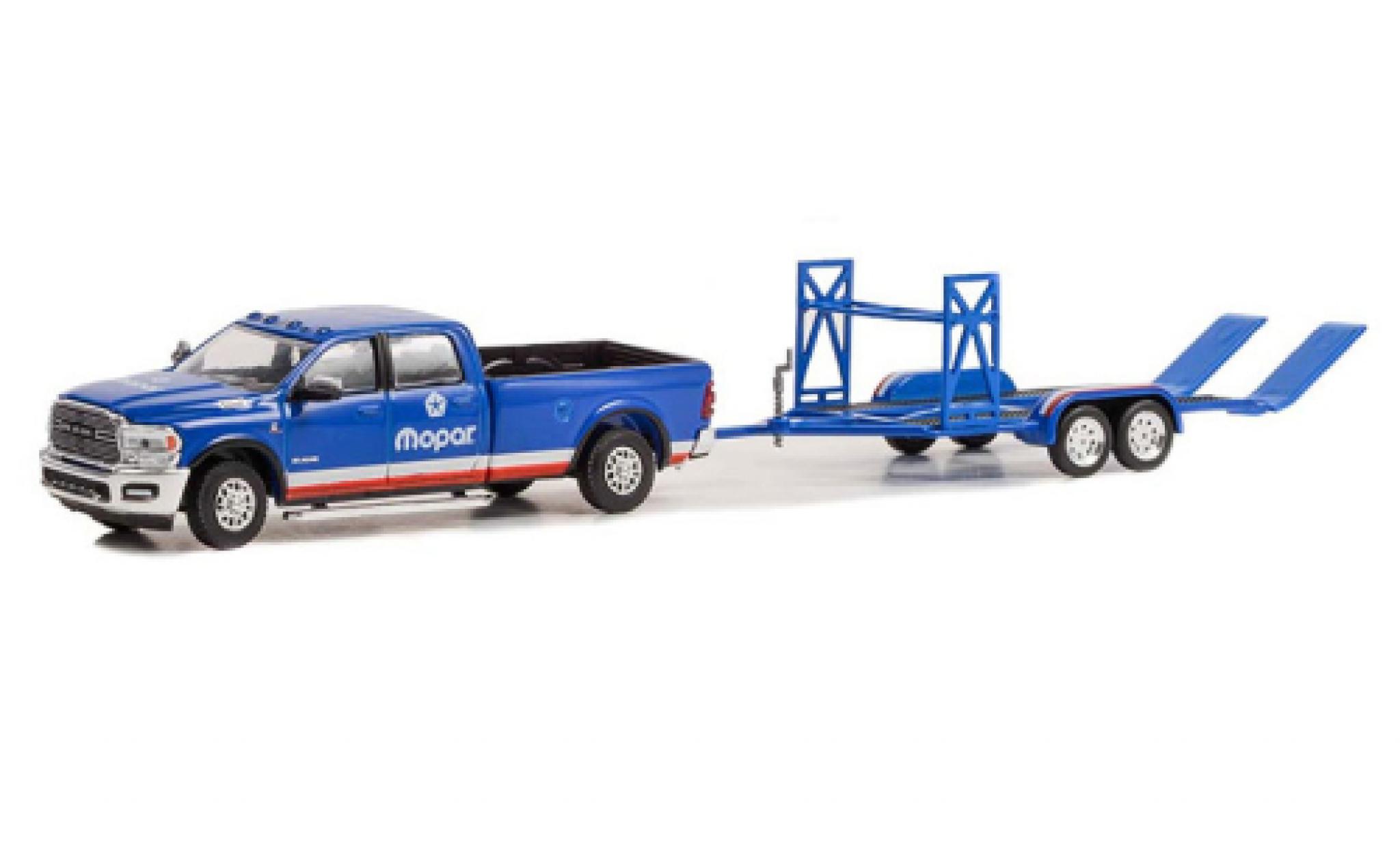 Dodge RAM 1/64 Greenlight 2500 Laramie blauw MOPAR 2020 modelauto