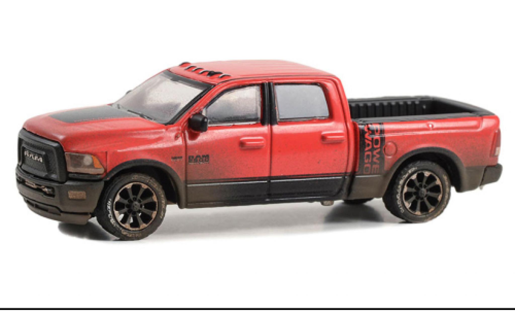 Dodge RAM 1/64 Greenlight 2500 Power Wagon rood 2017 modelauto