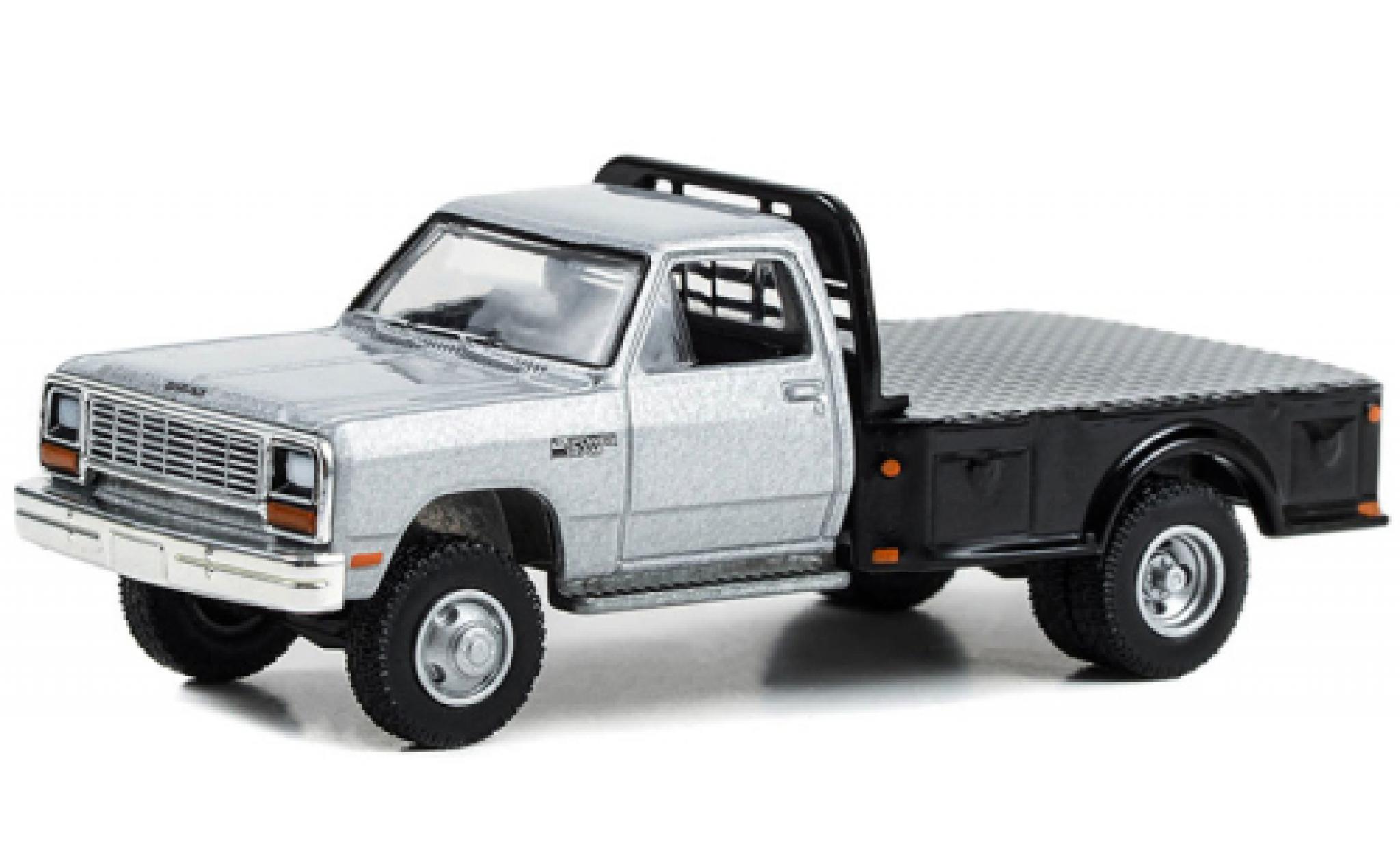 Dodge RAM 1/64 Greenlight W-350 Power Dually Flatbed d 1985 modelauto