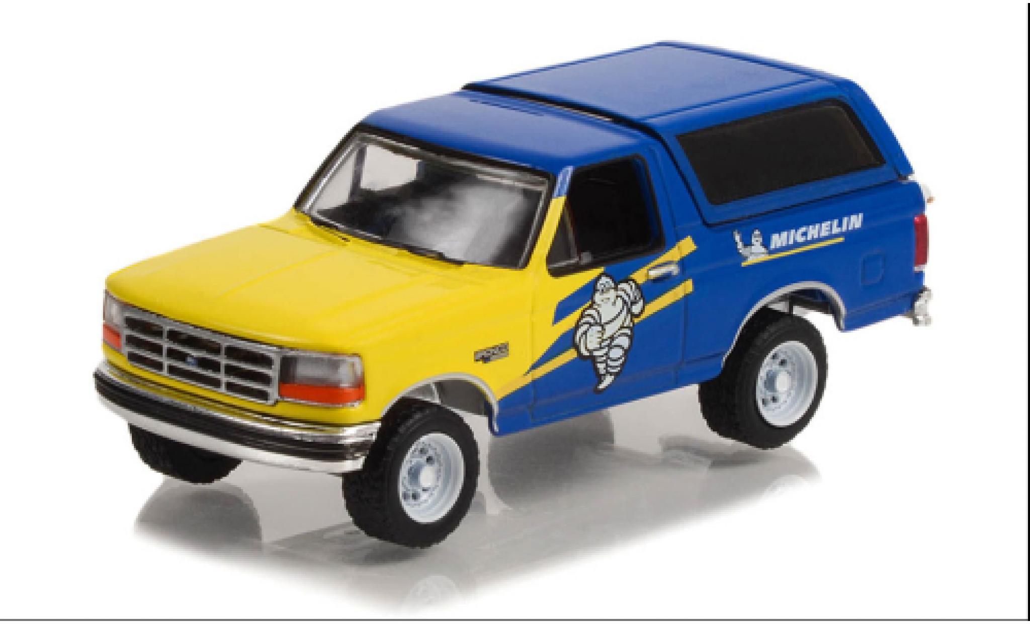 Ford Bronco 1/64 Greenlight XL Michelin 1996 modelauto