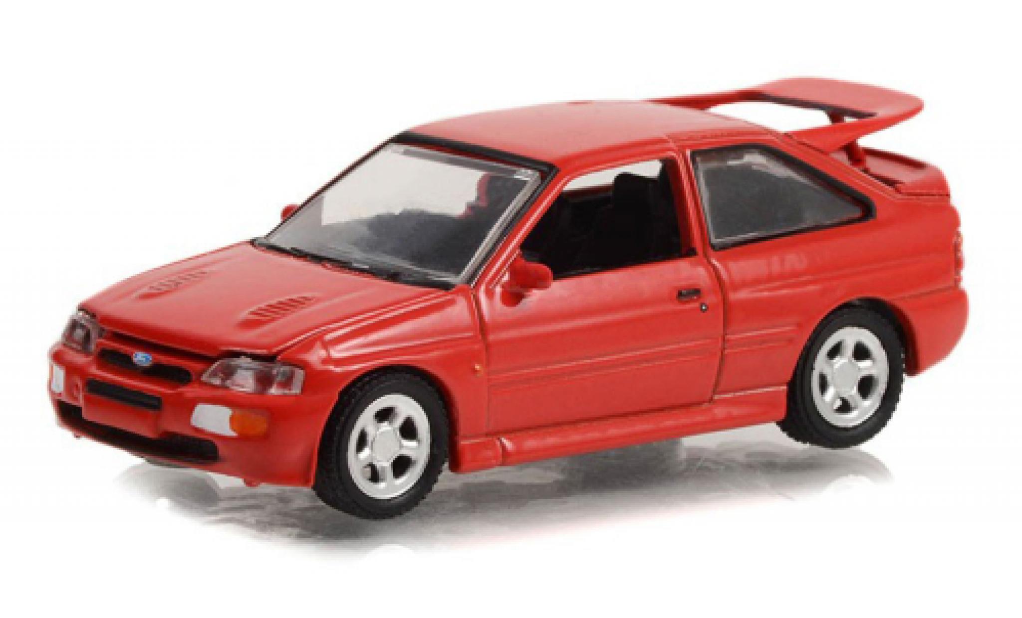 Ford Escort 1/64 Greenlight RS Cosworth rood 1995 modelauto
