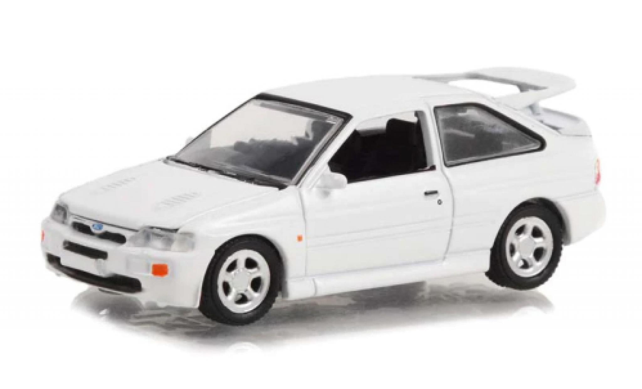 Ford Escort 1/64 Greenlight RS Cosworth wit 1995 modelauto