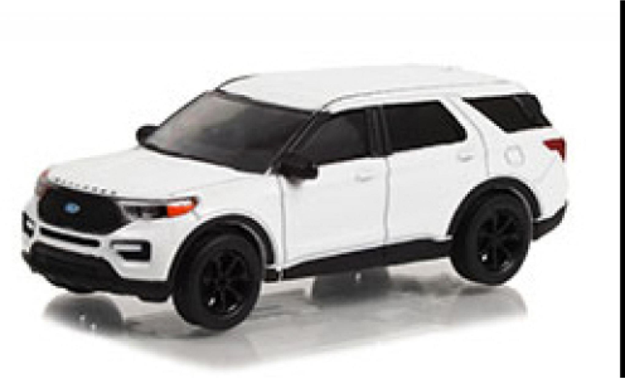 Ford Explorer 1/64 Greenlight ST wit 2022 modelauto