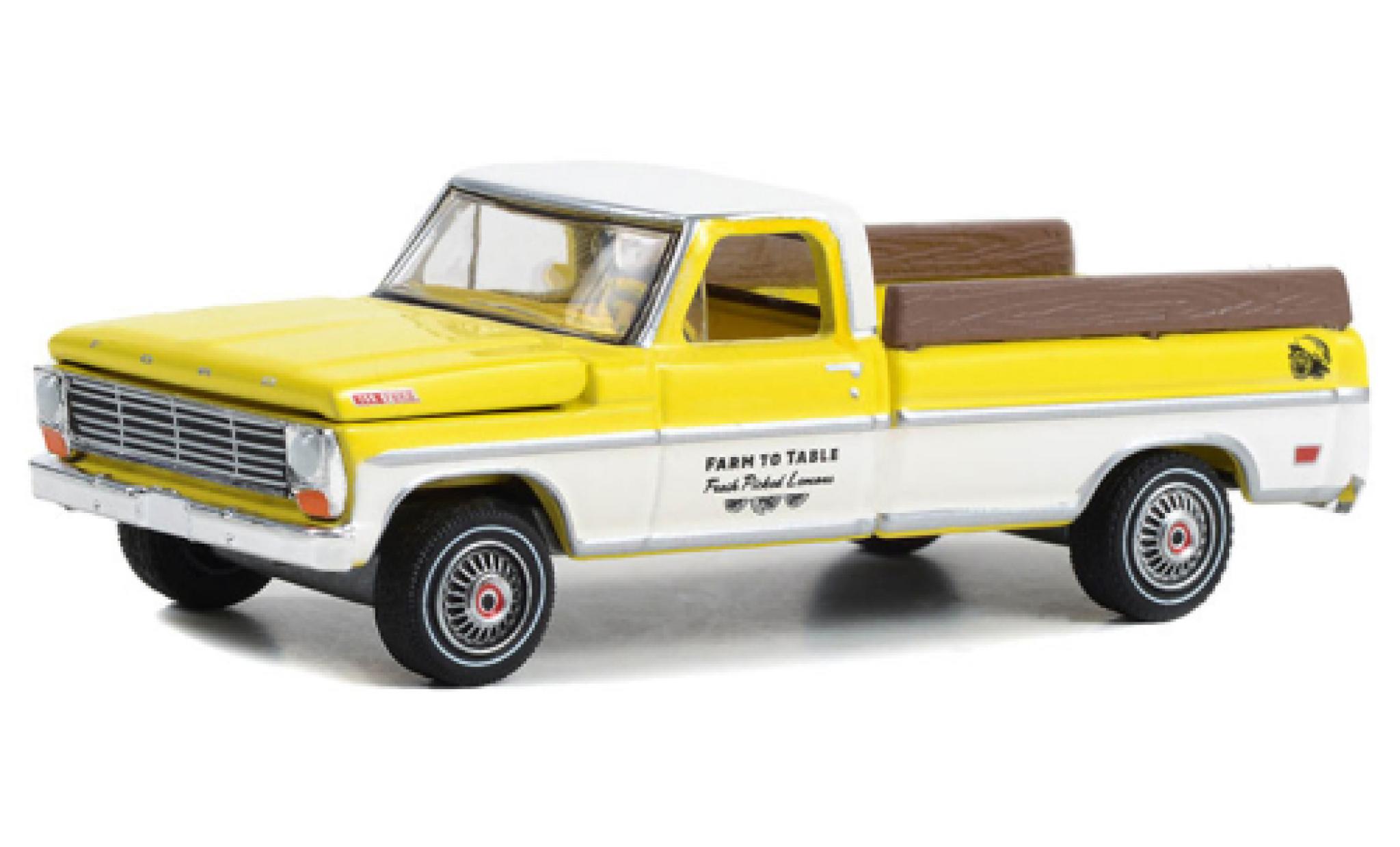 Ford F-1 1/64 Greenlight 00 Ferme To Table 1967 modelauto