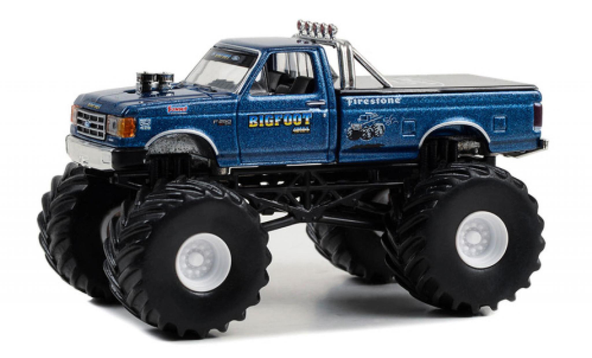 Ford F-250 1/64 Greenlight Bigfoot #3 1987 modelauto