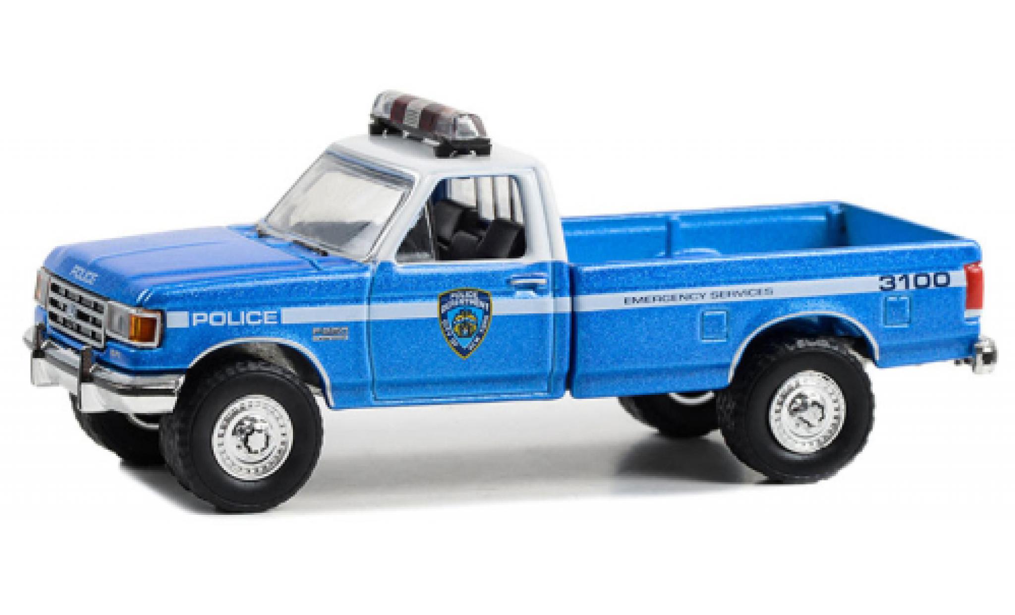Ford F-250 1/64 Greenlight NYPD - Nouveau York City Politie Departement 1991 modelauto