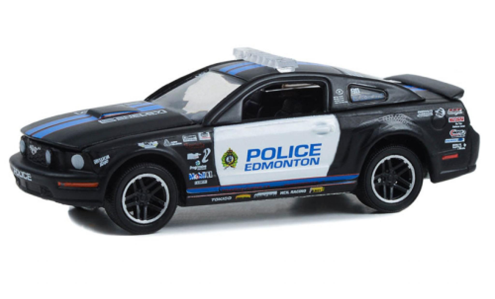 Ford Mustang 1/64 Greenlight GT Blue Line Racing 2009 modelauto