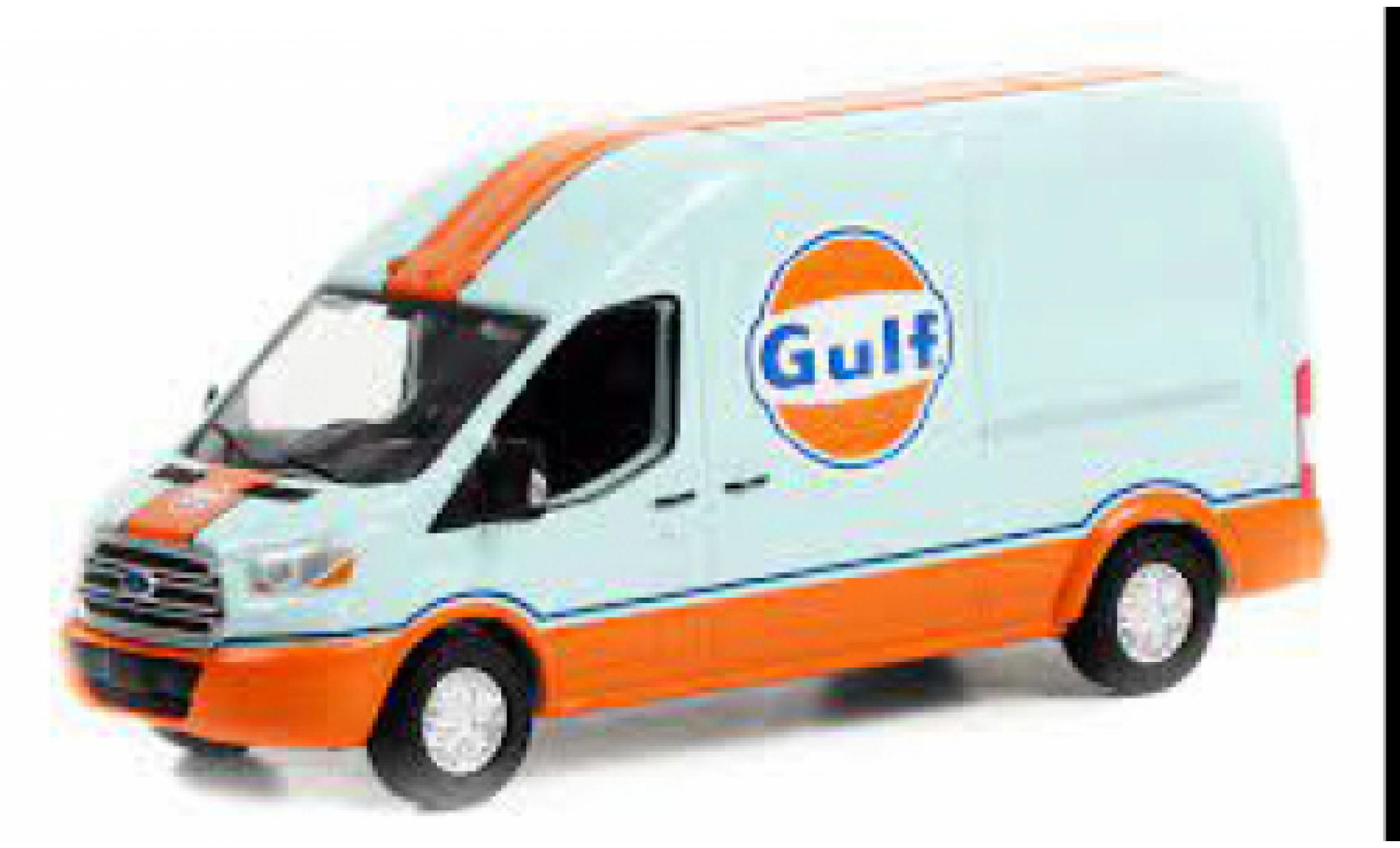 Ford Transit 1/64 Greenlight Gulf 2019 modelauto
