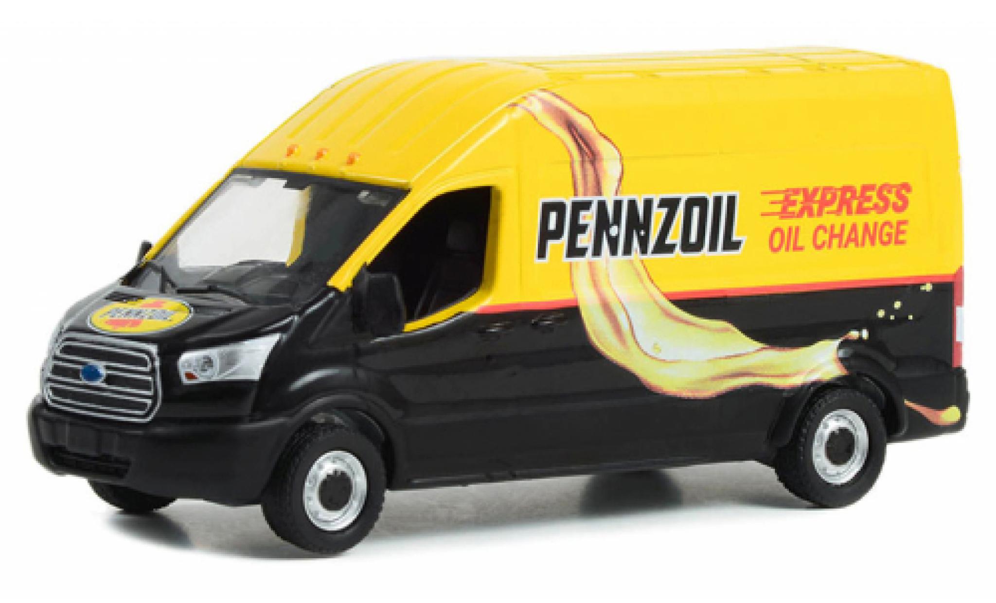 Ford Transit 1/64 Greenlight LWB HD Pennzoil 2019 modelauto