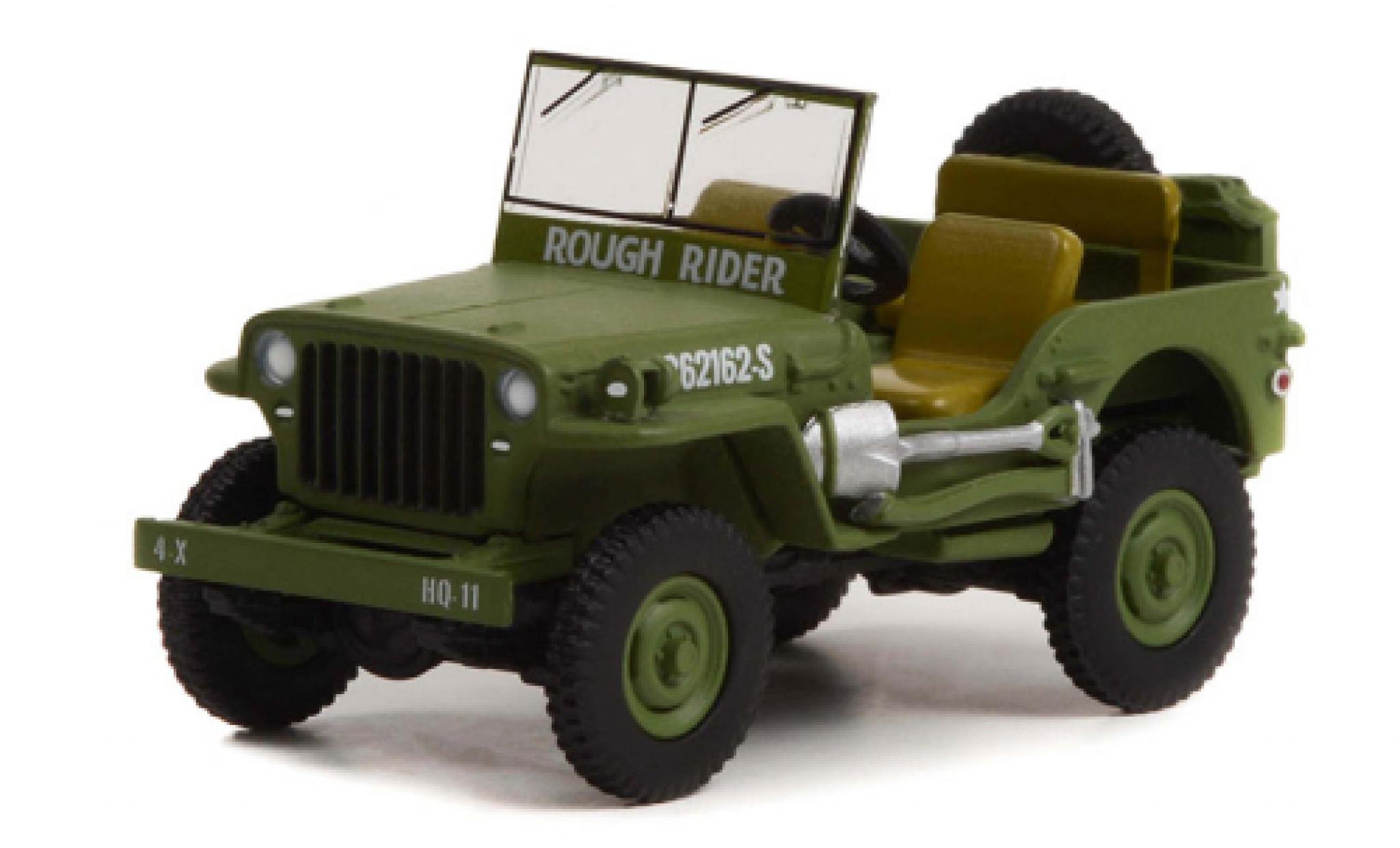 Jeep Willys 1/64 Greenlight MB mattoliv US Army 1942 modelauto