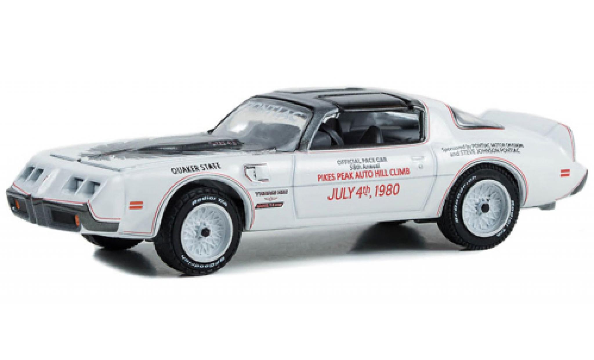 Pontiac Firebird 1/64 Greenlight Trans Am Pikes Peak 1980 modelauto