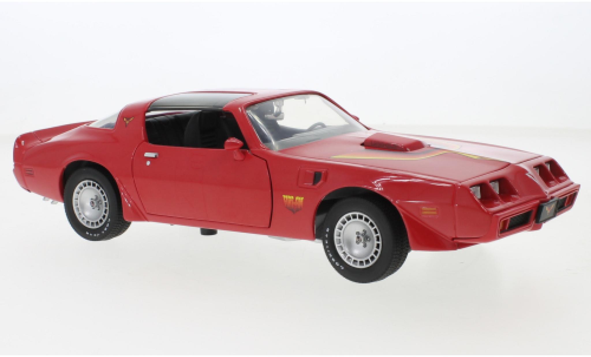 Pontiac Firebird 1/18 Greenlight Trans Am rood 1979 modelauto